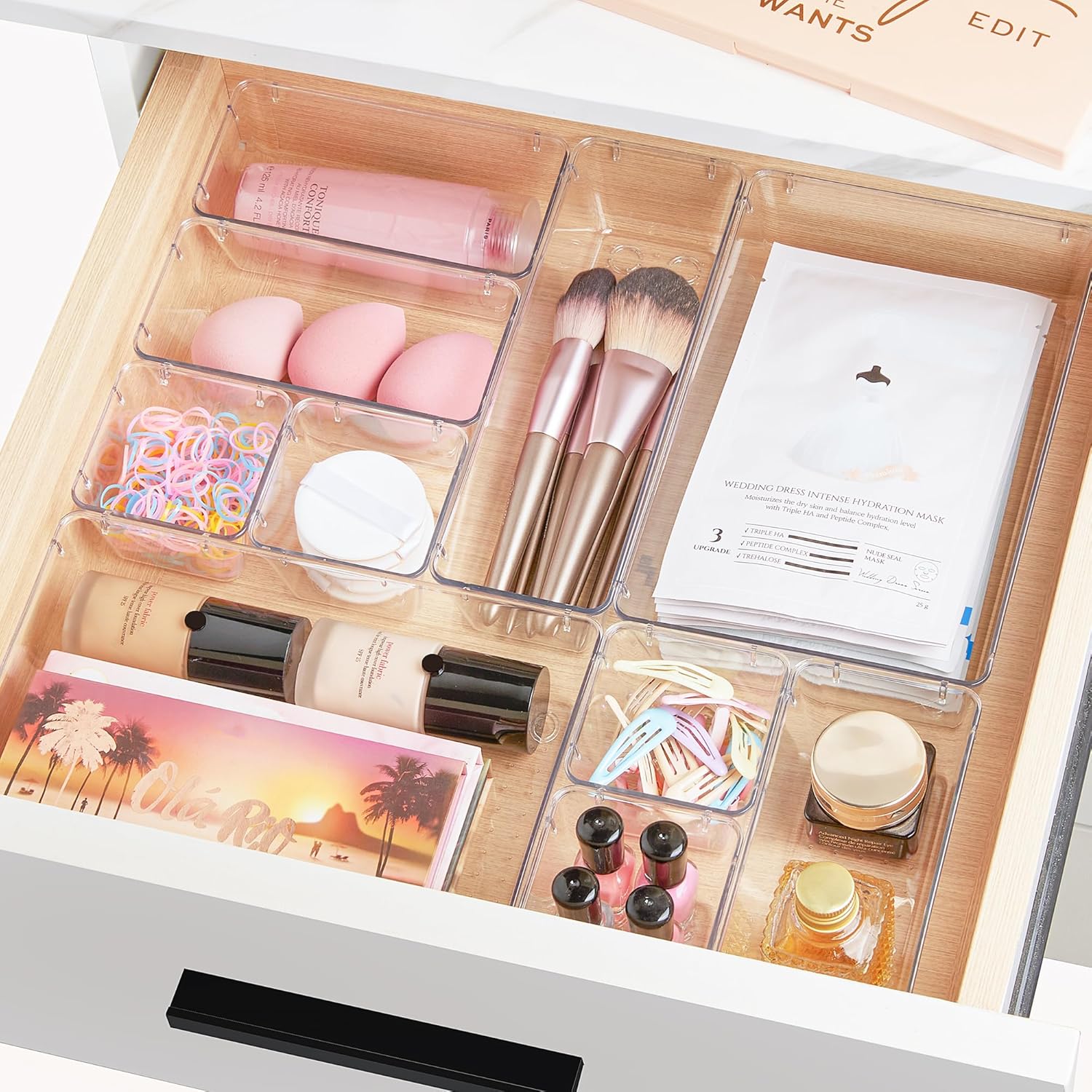 25-Pc 4-Size Clear Drawer Organizers: Versatile Storage Bins Review - Image 4