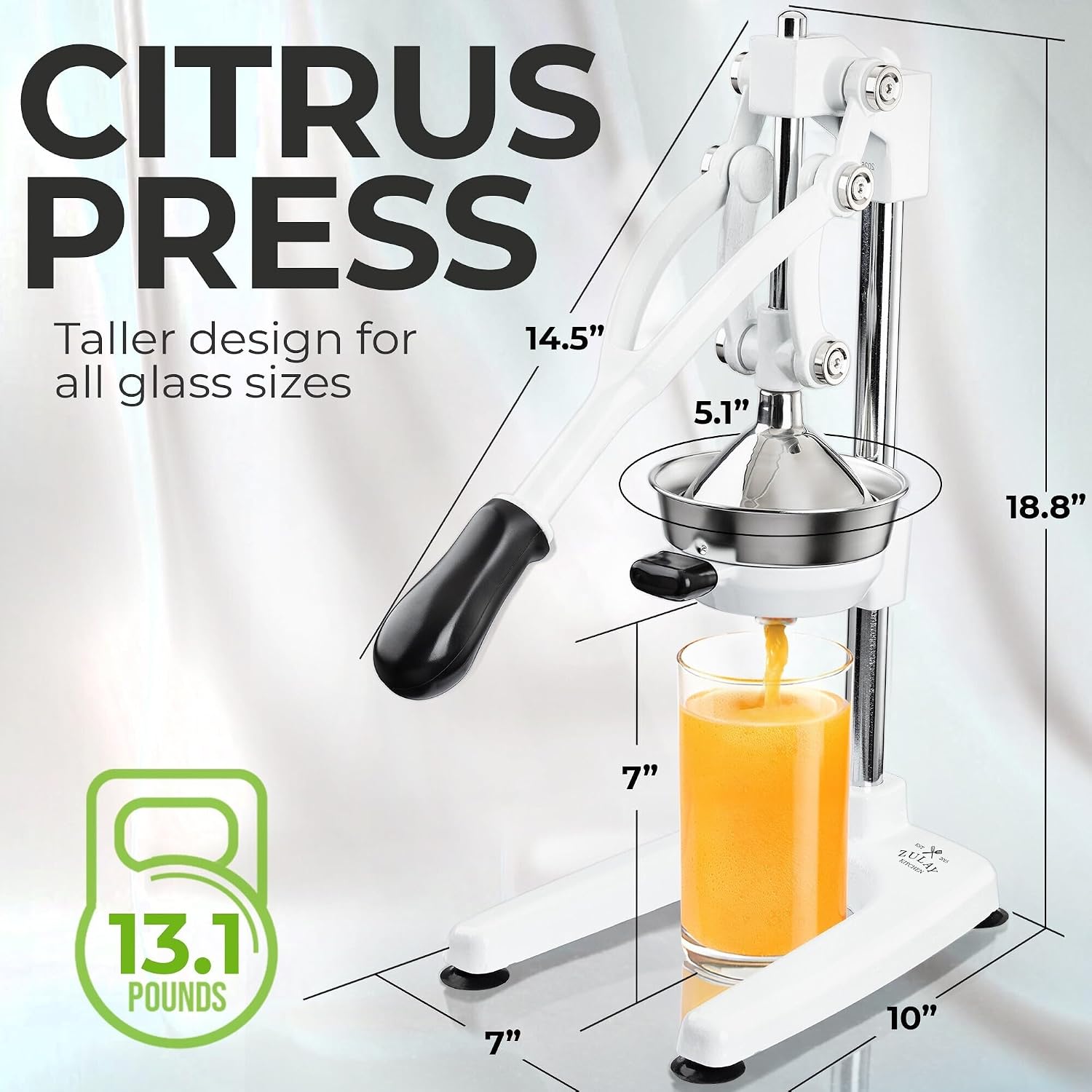 Zulay 9-in-1 Cast Iron Manual Juicer Review: Heavy-Duty, Easy-Clean Fruit Press. - Image 5
