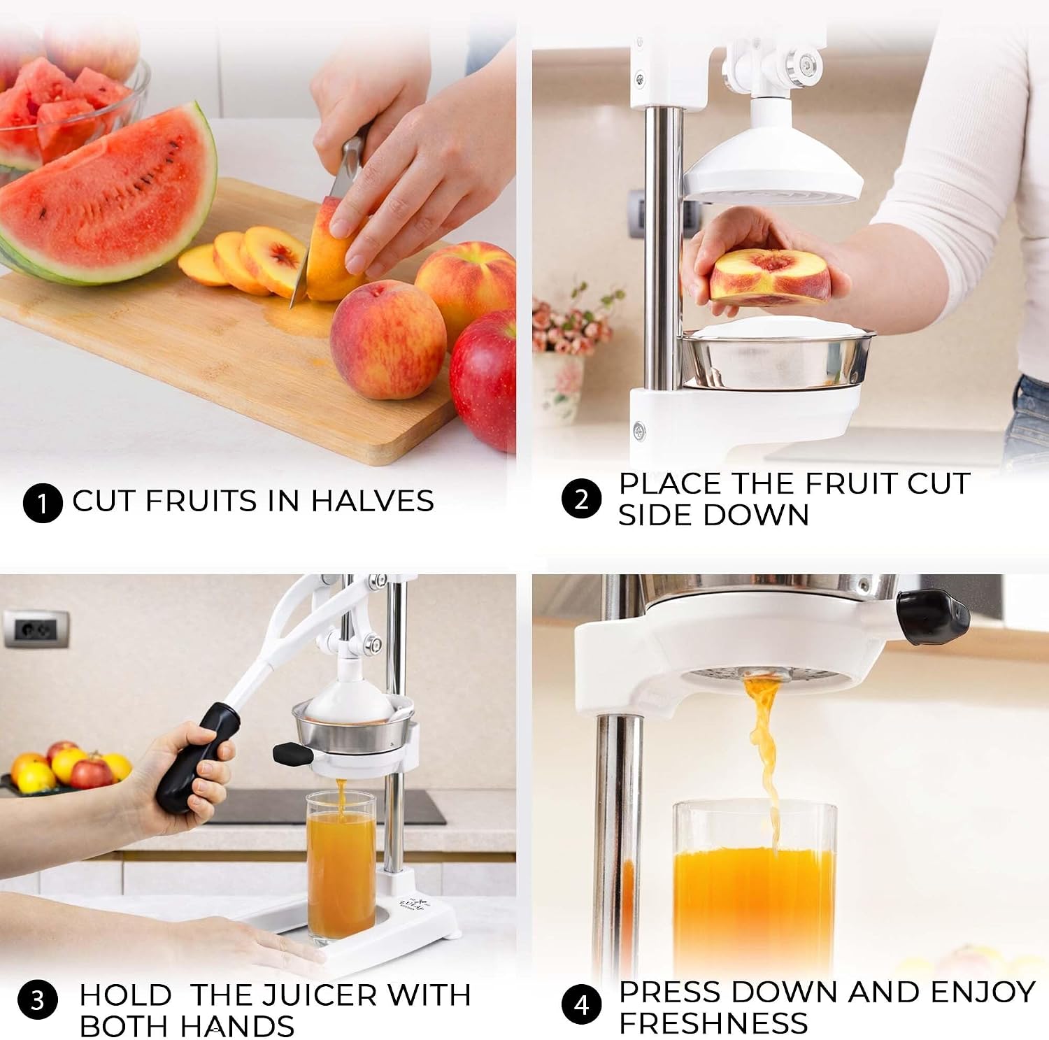 Zulay 9-in-1 Cast Iron Manual Juicer Review: Heavy-Duty, Easy-Clean Fruit Press. - Image 7