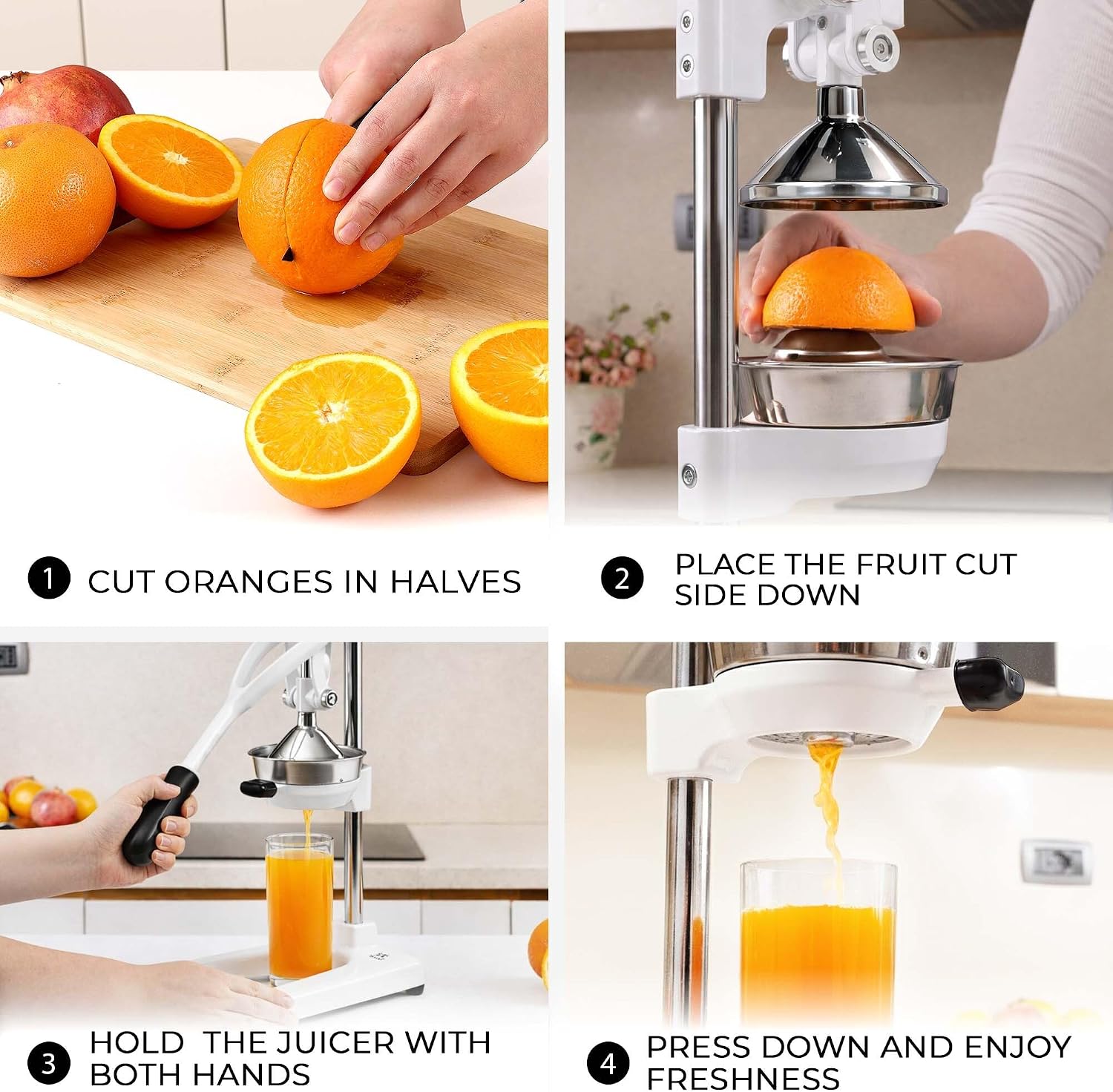 Zulay 9-in-1 Cast Iron Manual Juicer Review: Heavy-Duty, Easy-Clean Fruit Press. - Image 8