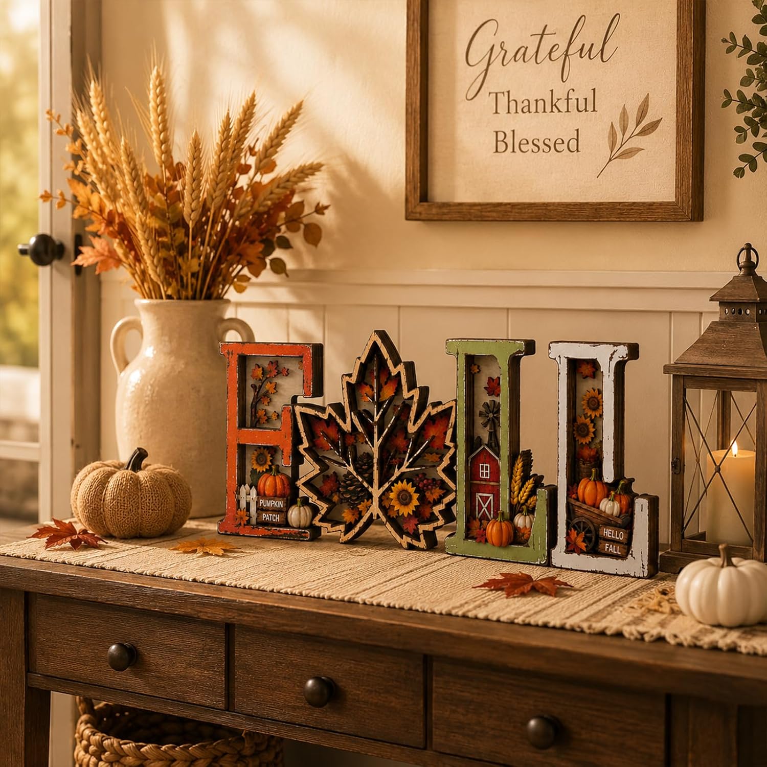 Farmhouse Fall & Thanksgiving Home Decor Signs Review - Image 7