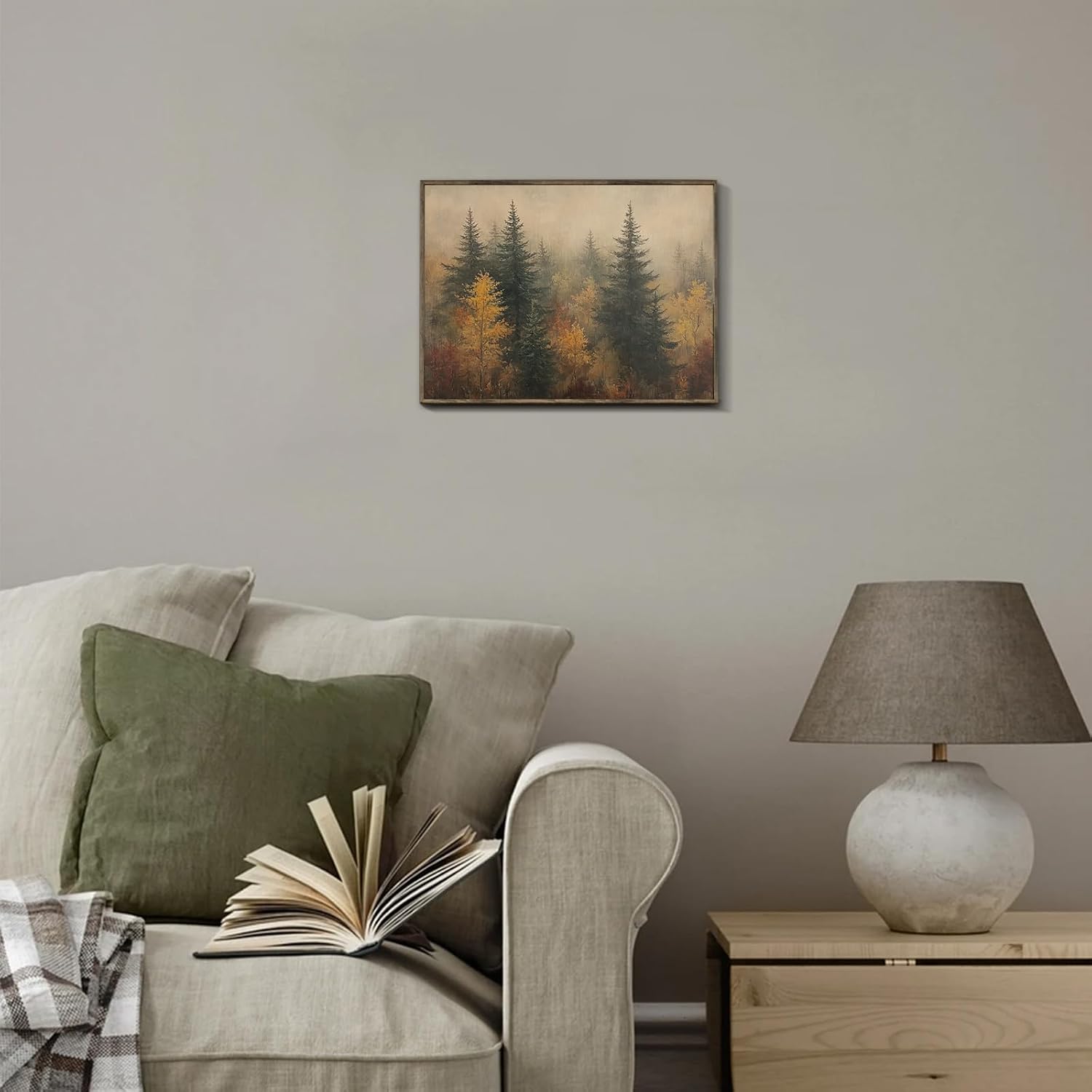 Autumn Forest Canvas Print: 8x10 Unframed Retro Fall Decor Review - Image 4