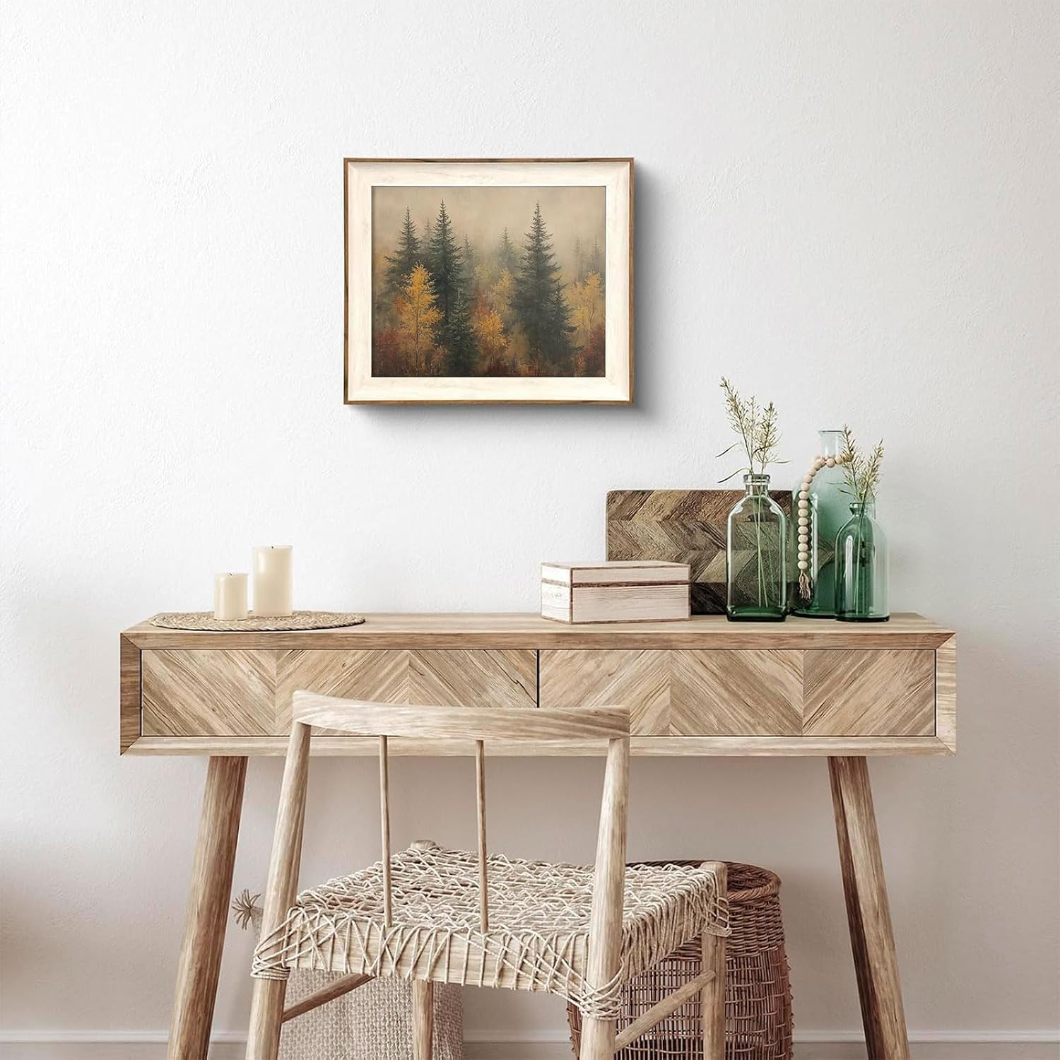 Autumn Forest Canvas Print: 8x10 Unframed Retro Fall Decor Review - Image 8