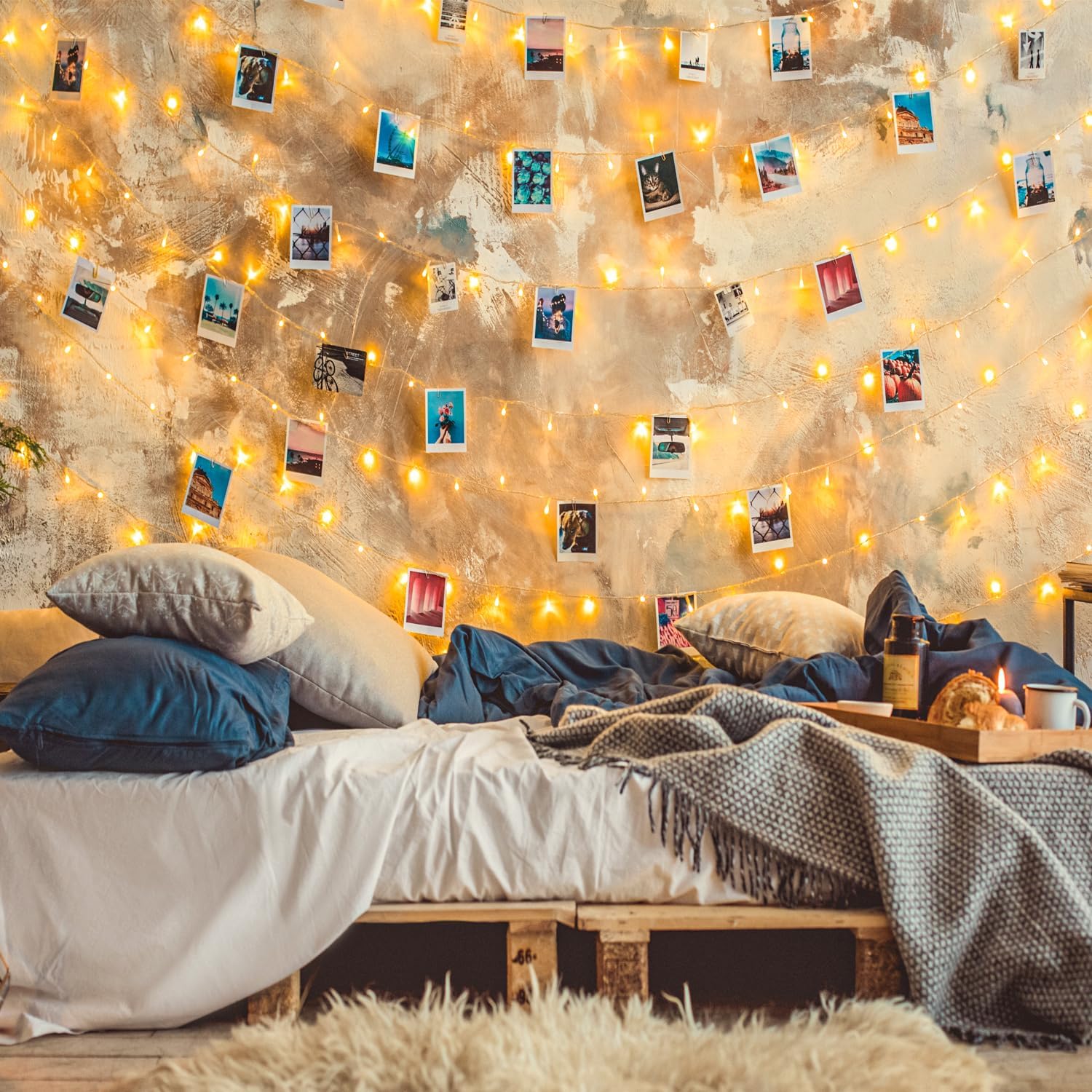 Warm White 116ft LED Fairy Lights: Connectable, Waterproof, Timer Decor - Image 4