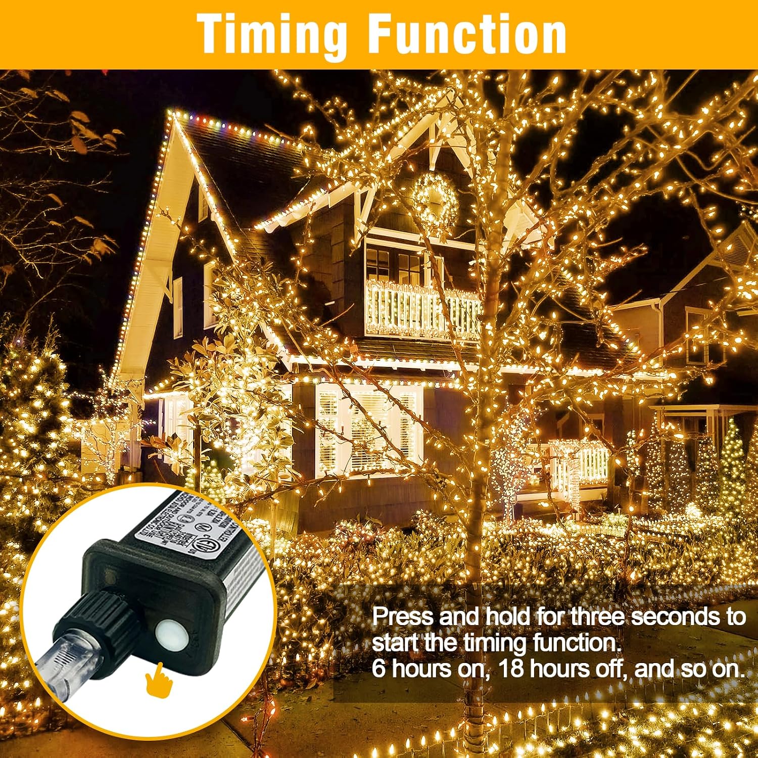 Warm White 33ft LED Fairy Lights Review: Waterproof Indoor/Outdoor Decor. - Image 3