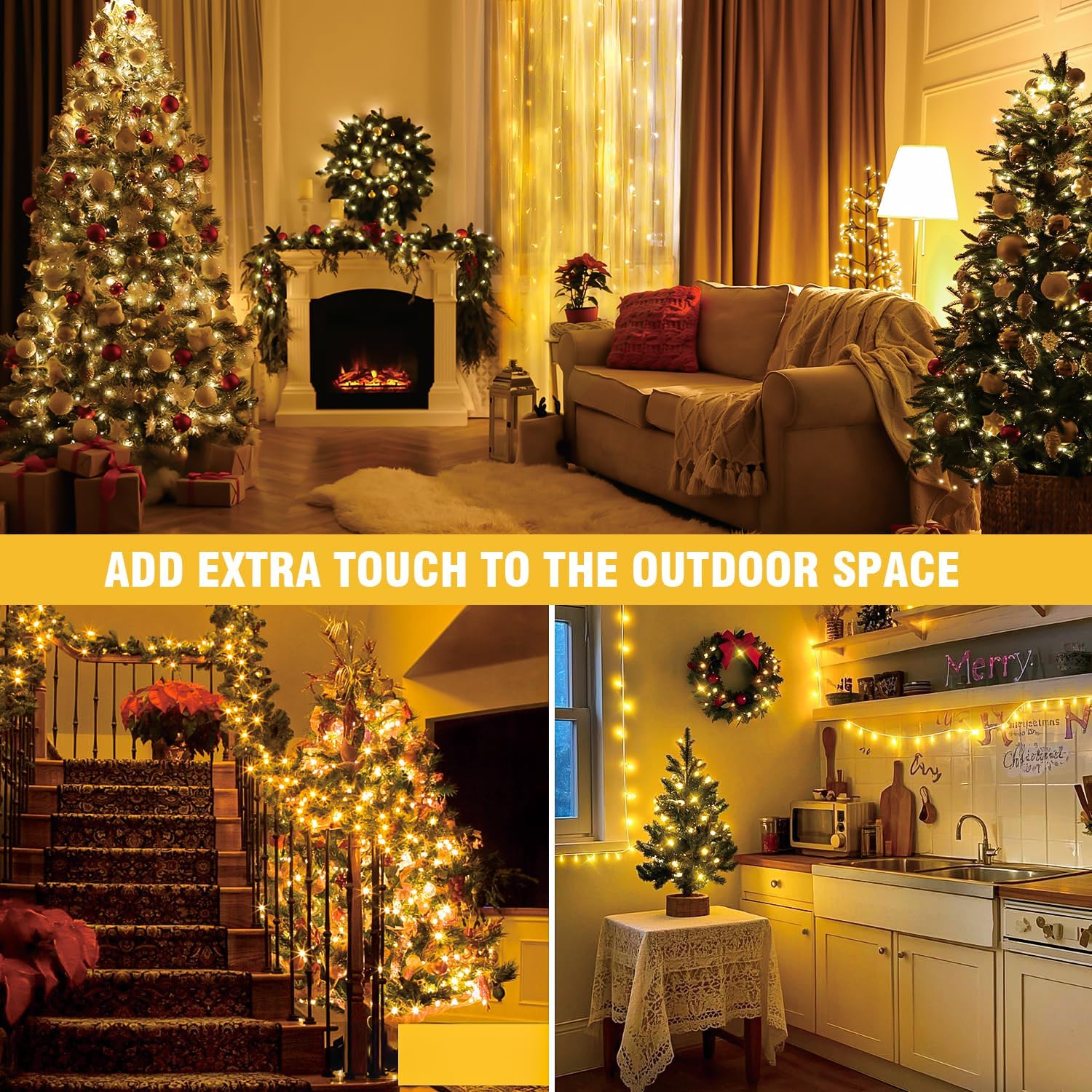 Warm White 33ft LED Fairy Lights Review: Waterproof Indoor/Outdoor Decor. - Image 4