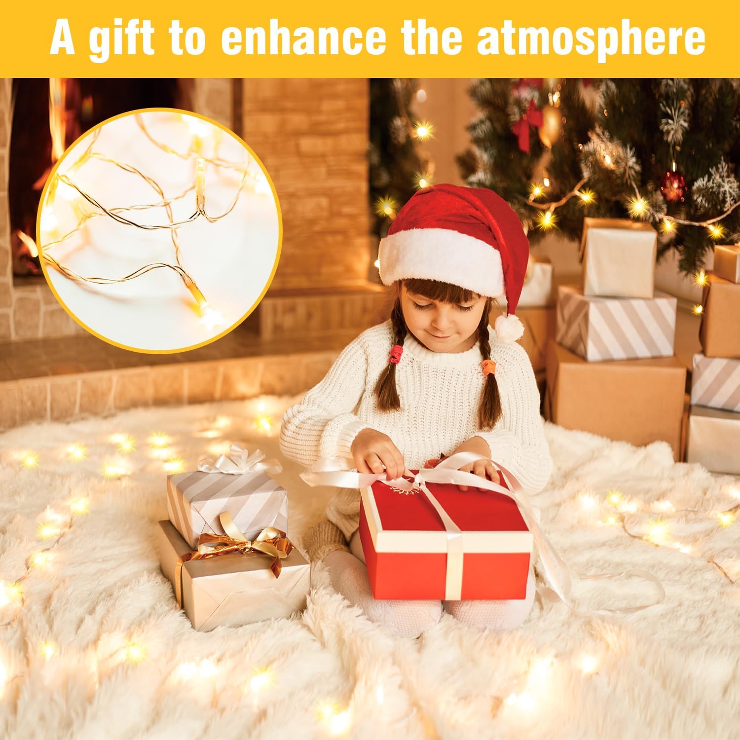 Warm White 33ft LED Fairy Lights Review: Waterproof Indoor/Outdoor Decor. - Image 5