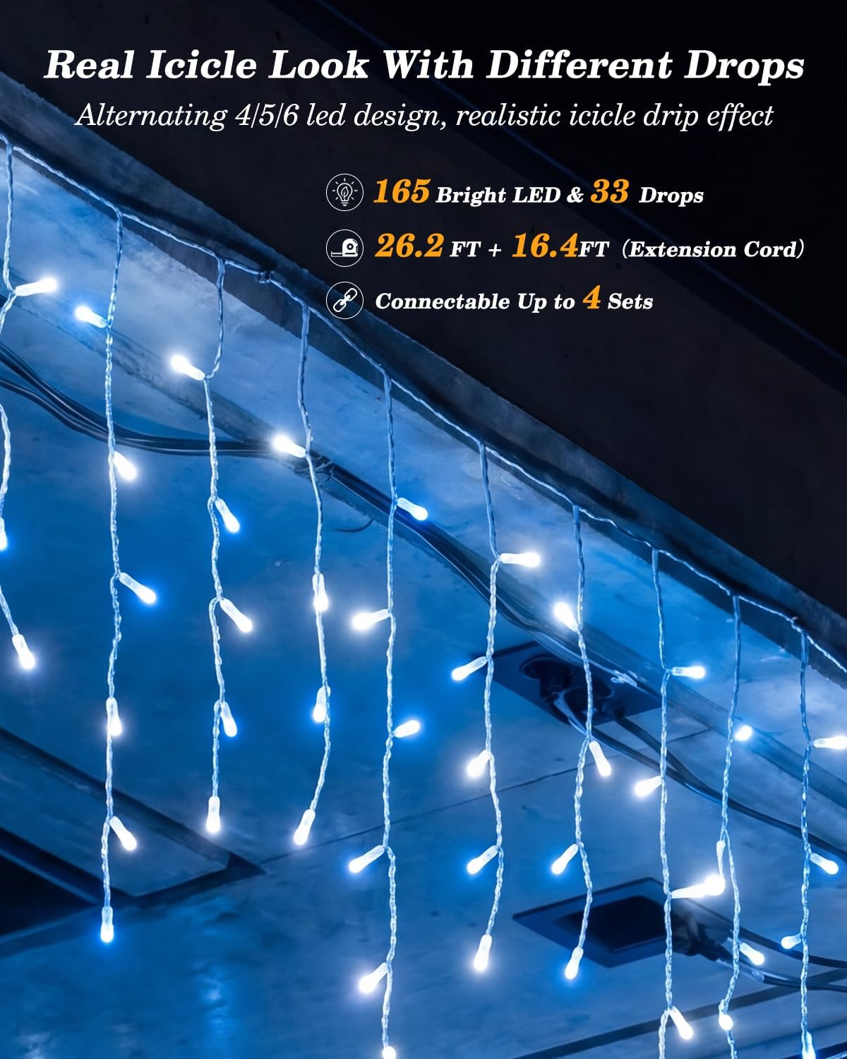 Review: LitHome 35-Color LED Icicle Lights for Halloween/Holiday Decor - Image 2