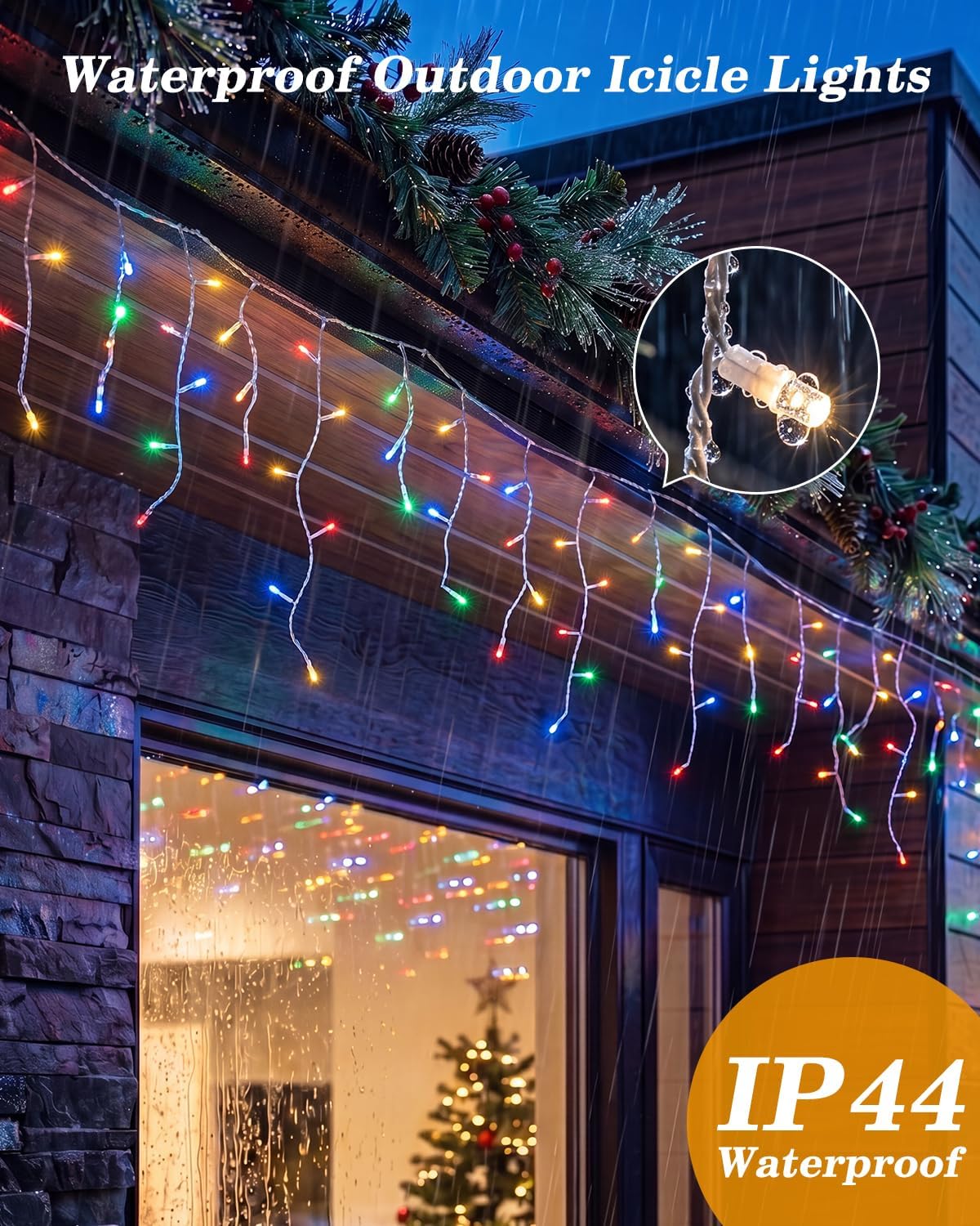 Review: LitHome 35-Color LED Icicle Lights for Halloween/Holiday Decor - Image 5