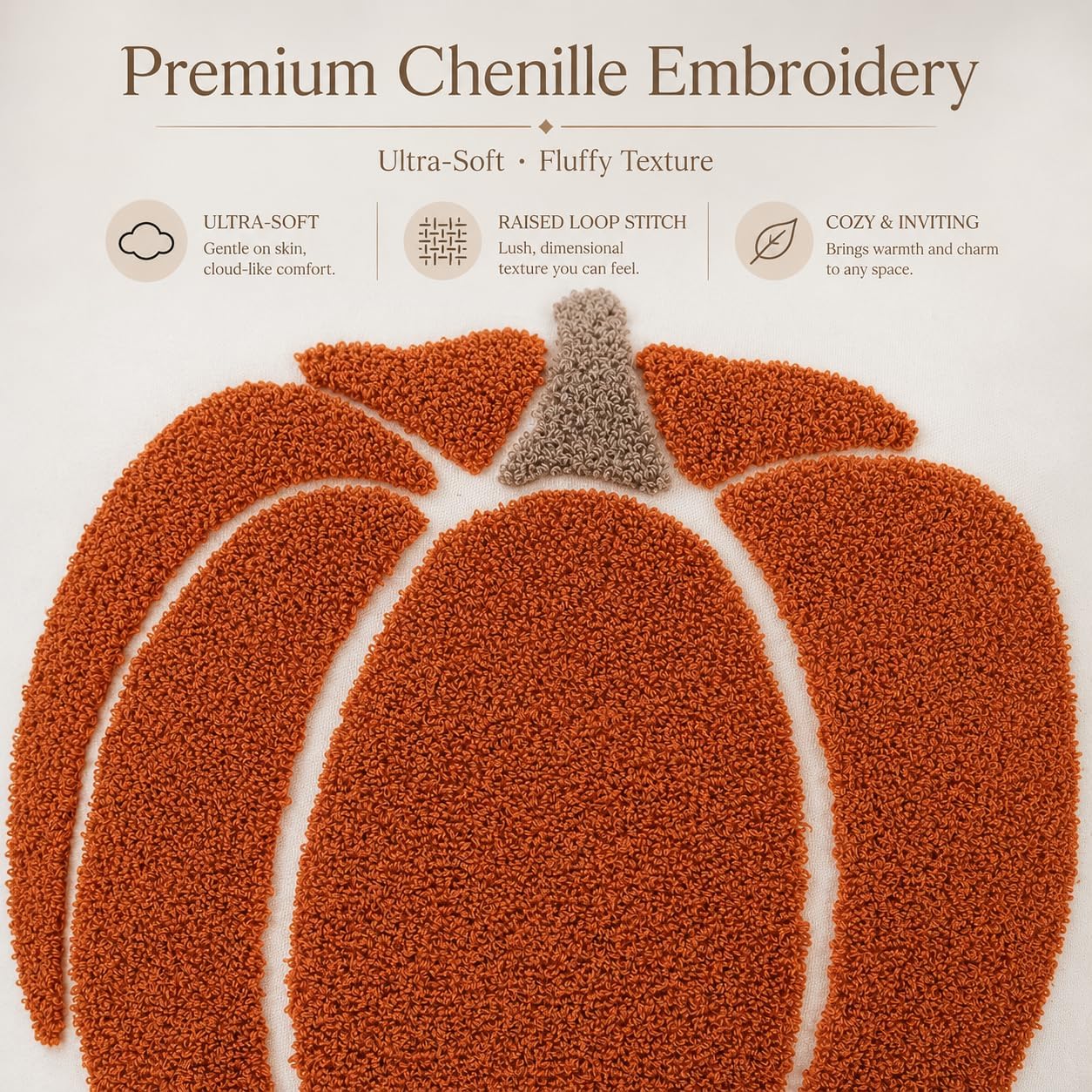 Review: Caramel Orange Tufted Fall Pumpkin 18x18 Pillow Covers (Pair) - Image 5