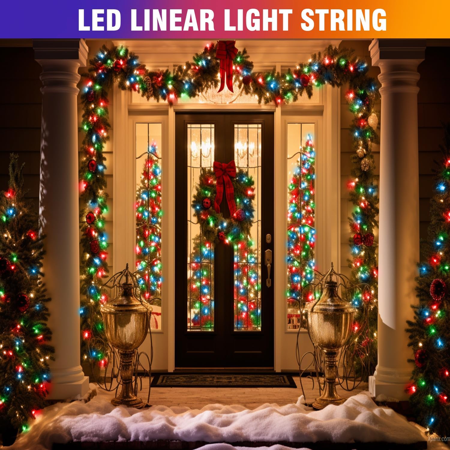 Connectable 100FT Multicolor LED String Lights Review: Waterproof, 8 Modes & Timer. - Image 3