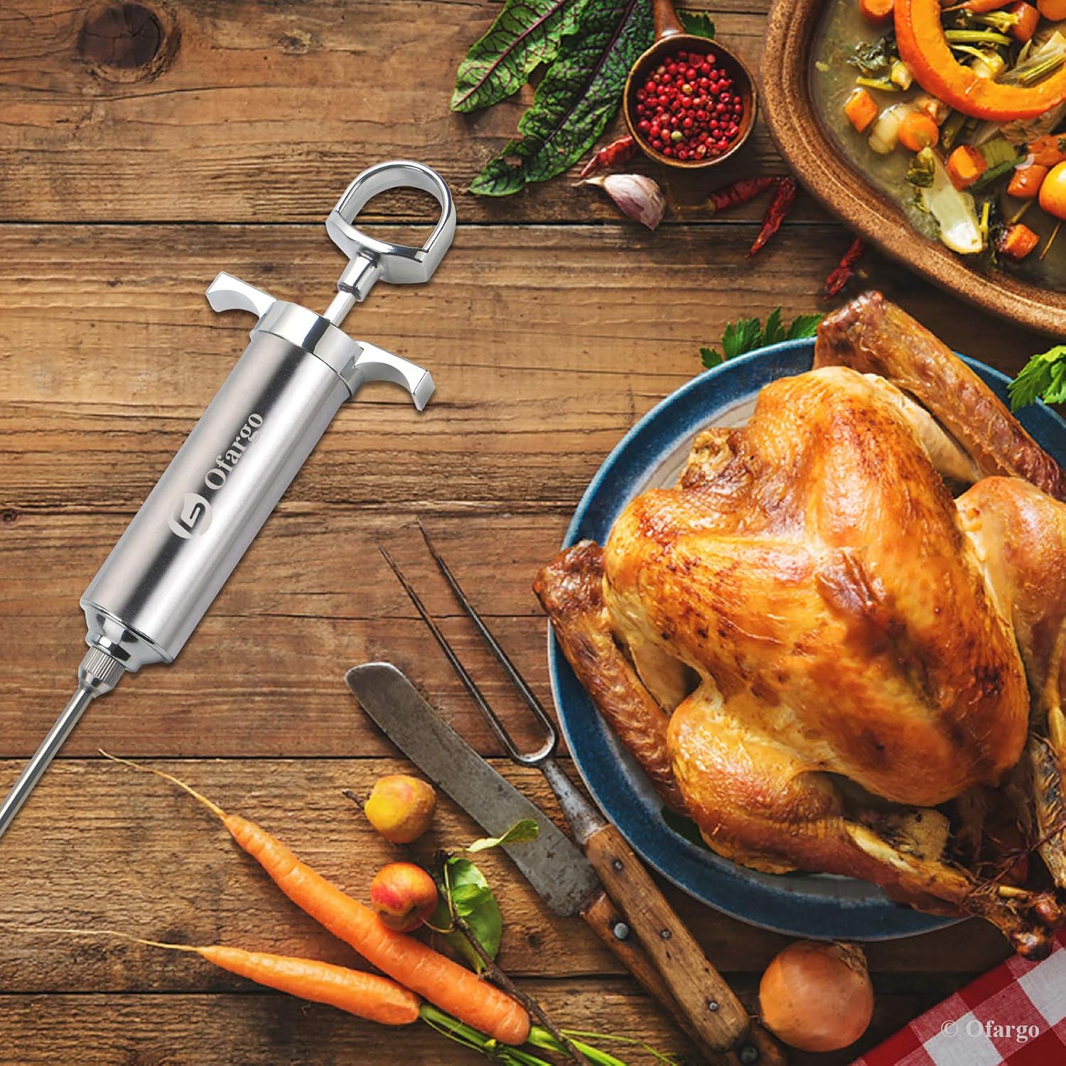 Ofargo 2oz 3-Needle Flavor Injector Review: Juicier Meats. - Image 5