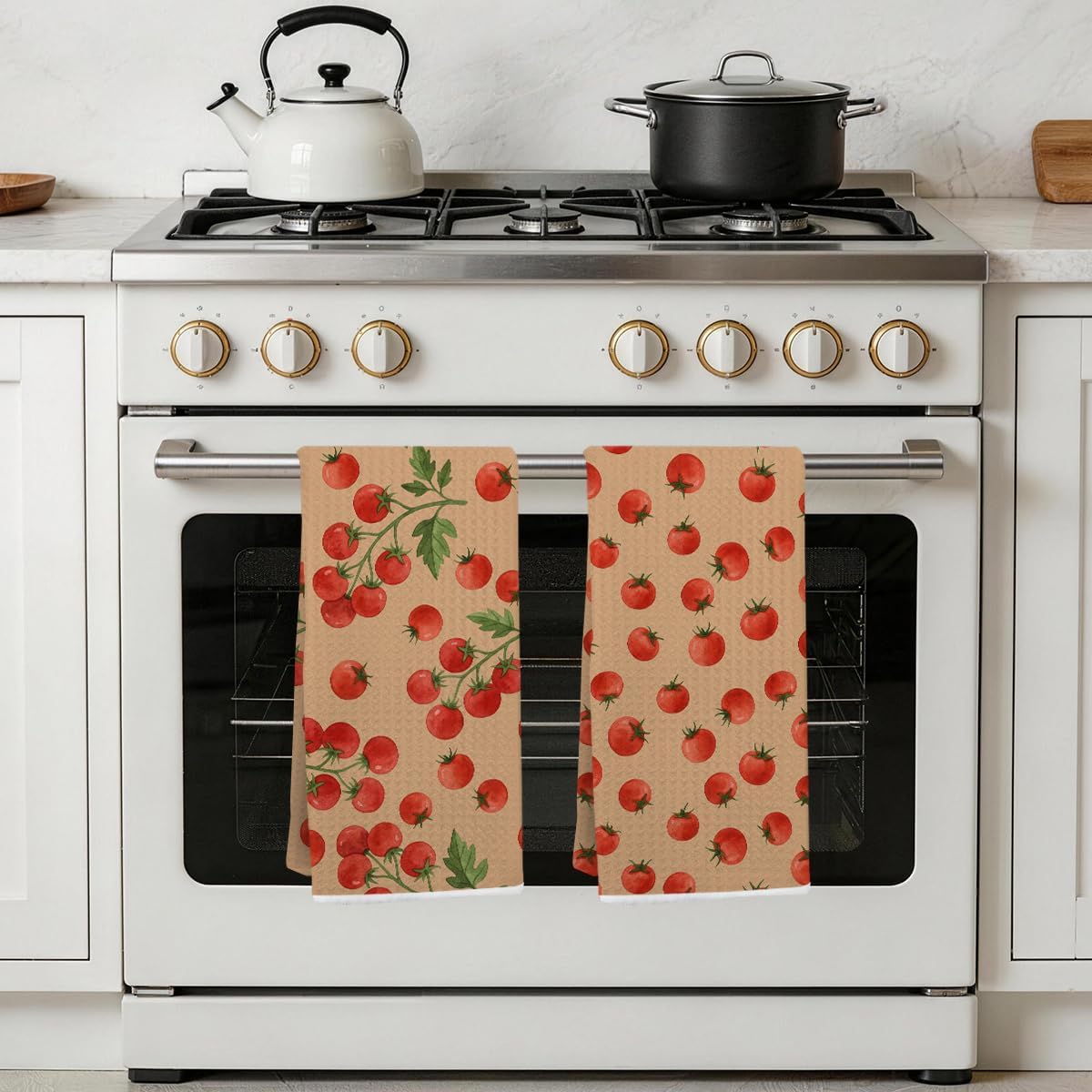 Tomato Kitchen Towels Review: 2-Pack Absorbent, Decorative 14x24 Set - Image 5