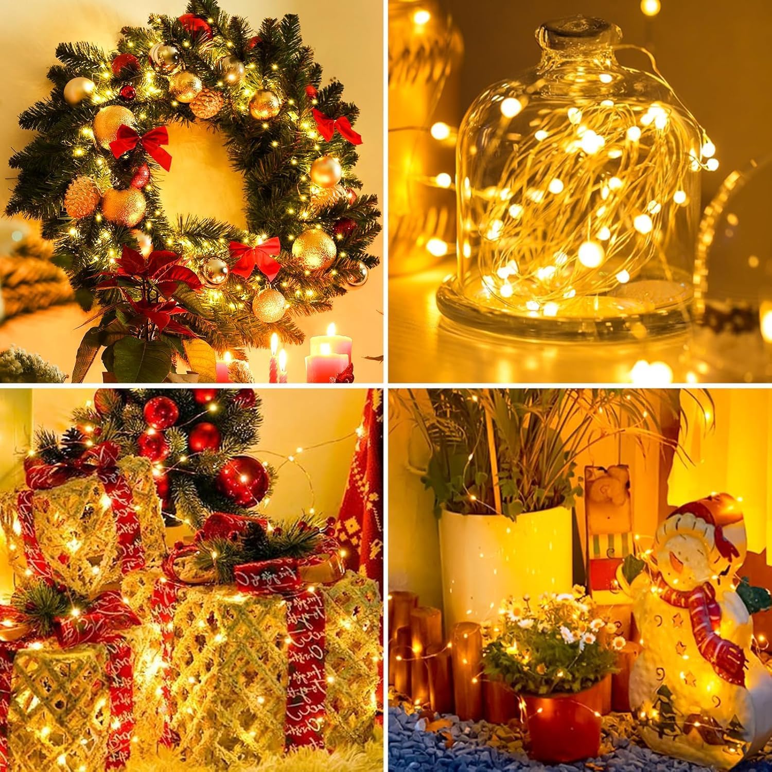 Review: 24 Warm White Battery Fairy Lights - 7ft 20 LED Waterproof Twinkle Lights - Image 3