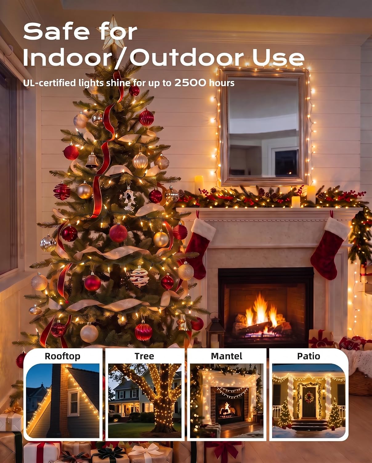 Brightown Warm White Incandescent Christmas Lights Review - Waterproof & Connectable - Image 5