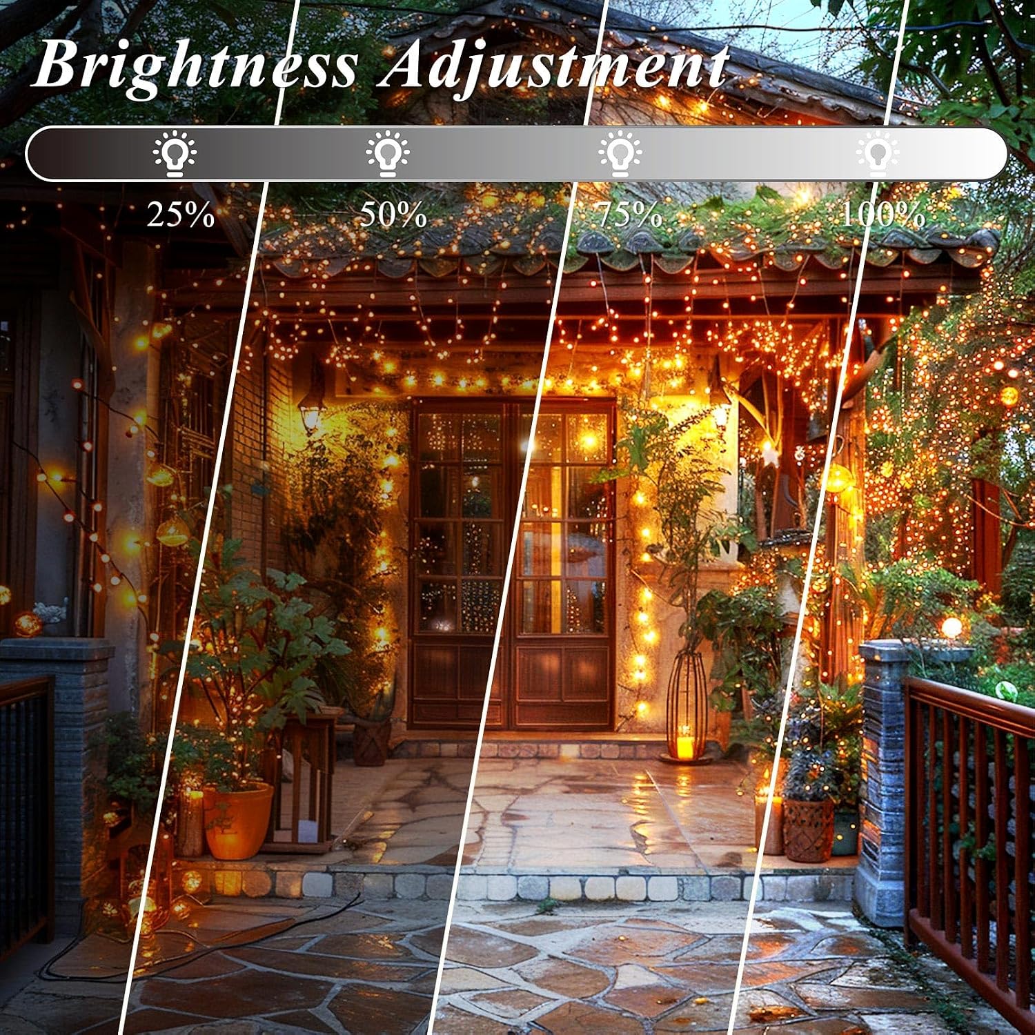 LitHome 35-Color Connectable String Lights with Remote for Holiday Decor - Image 5