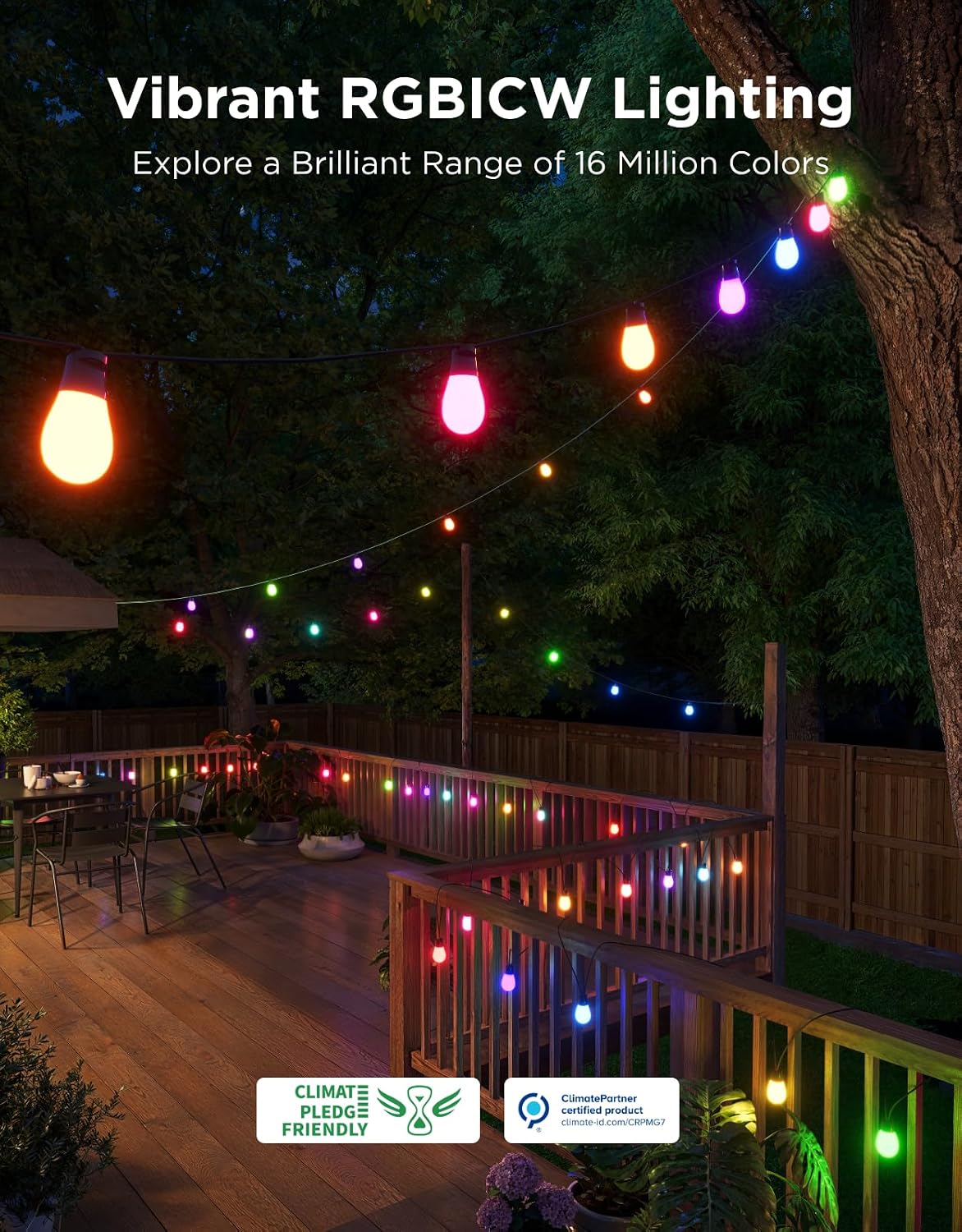 Govee S14 Smart RGBICWW Patio Lights Review - Image 2