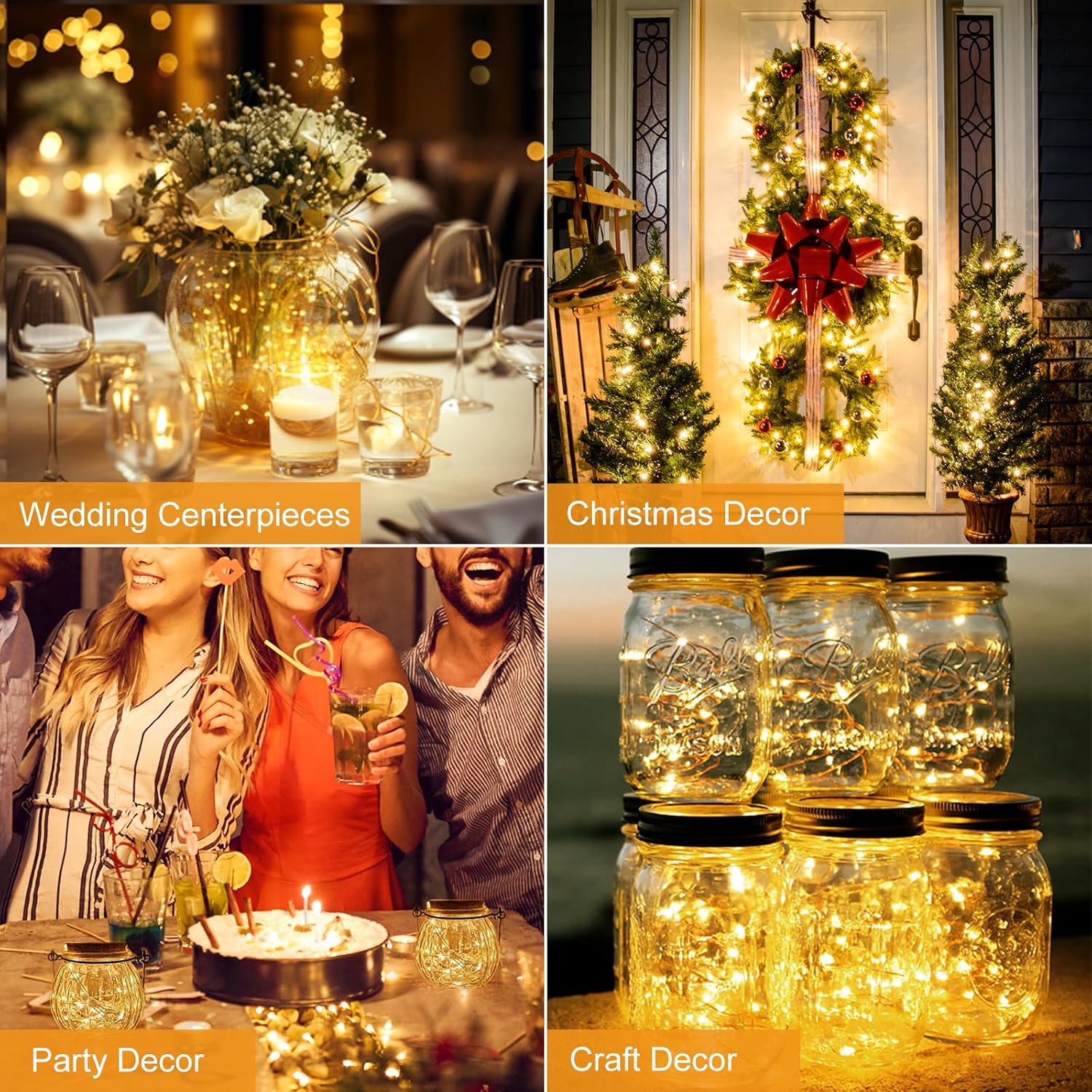 Mini 30-Pack Warm White Battery Fairy Lights, 7Ft Waterproof for Weddings/Xmas. - Image 6