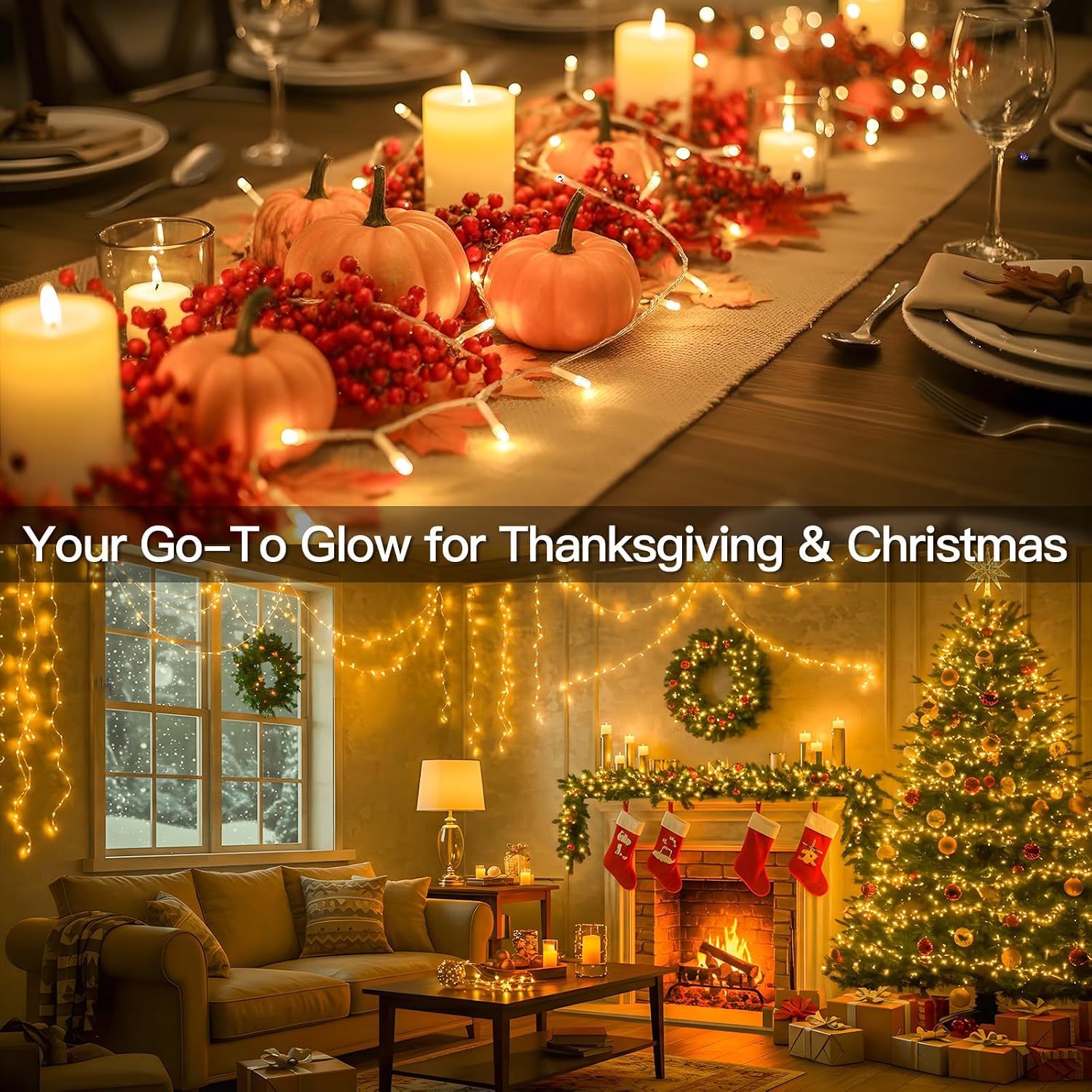 Warm White LED String Lights Review: 33ft Indoor/Outdoor, Remote Timer, 8 Modes - Image 7