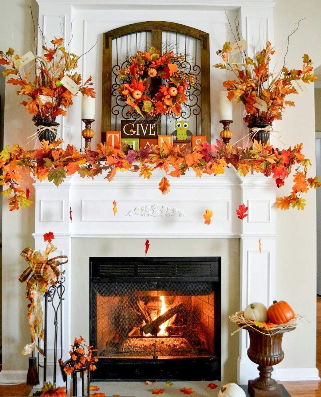 Review: 3-Pack Artificial Maple Leaf Fall Garlands (Autumn Decor) - Image 2