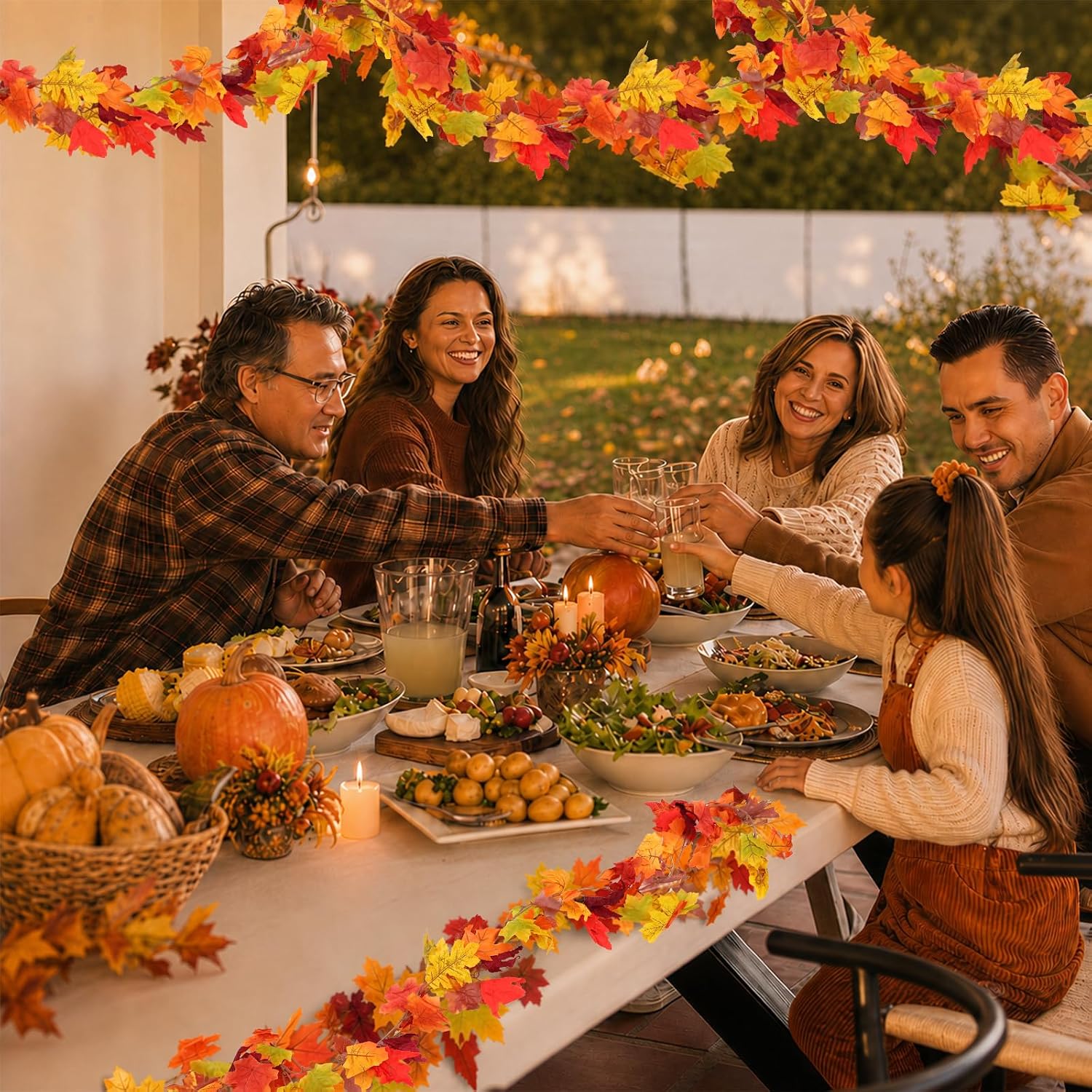 Review: Long Double Fall Garland for Diverse Autumn Decor - Image 2