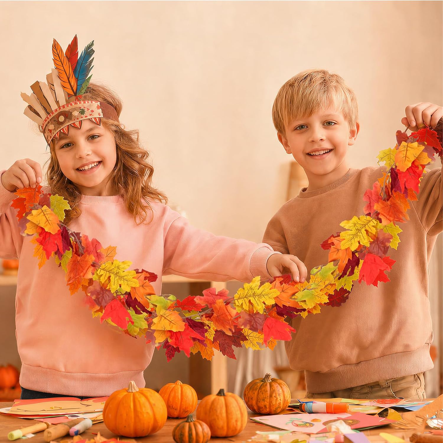 Review: Long Double Fall Garland for Diverse Autumn Decor - Image 5