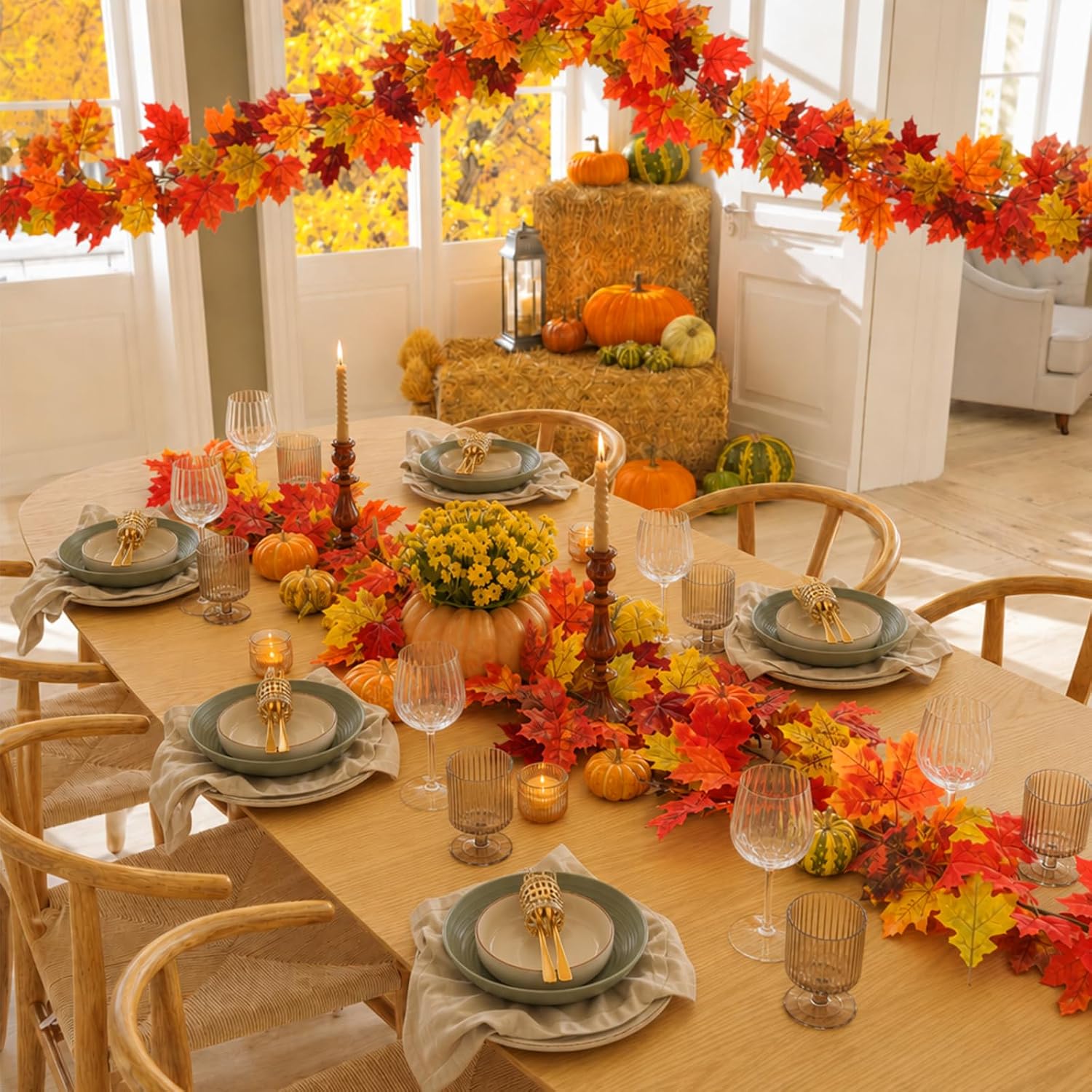 Review: Long Double Fall Garland for Diverse Autumn Decor - Image 8