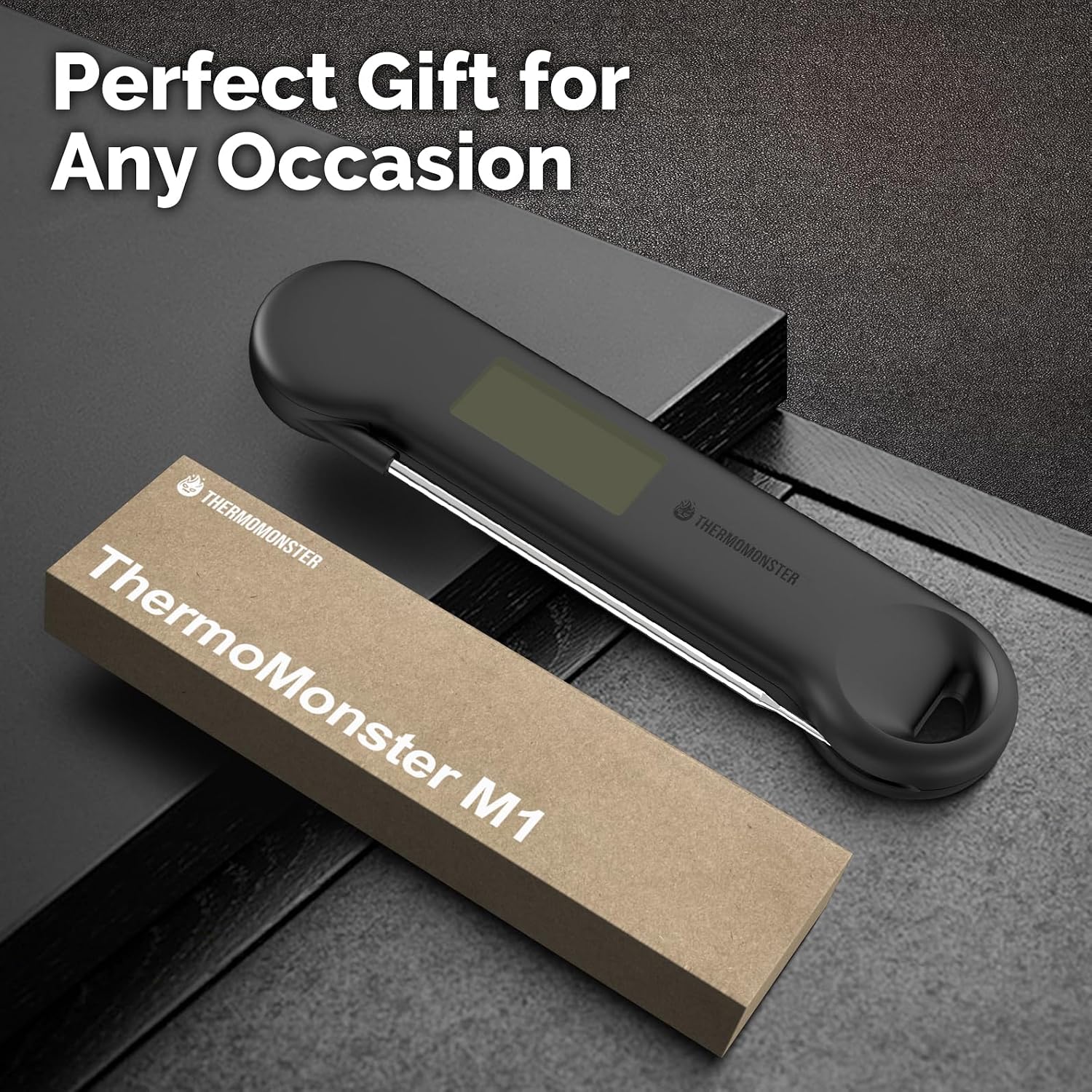 0.5s Instant Digital Meat Thermometer: ±0.5°F Precision, Auto Flip LCD for BBQ/Food. - Image 5