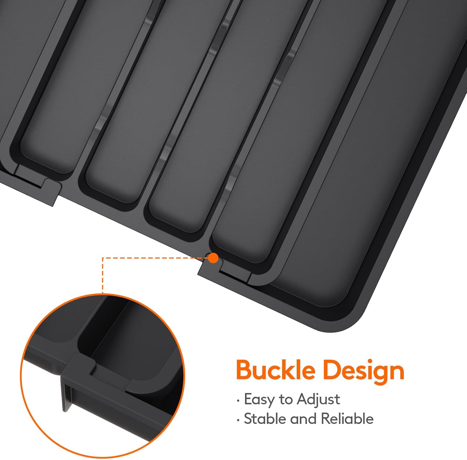 Review: Black Expandable Utensil Drawer Organizer - Image 5