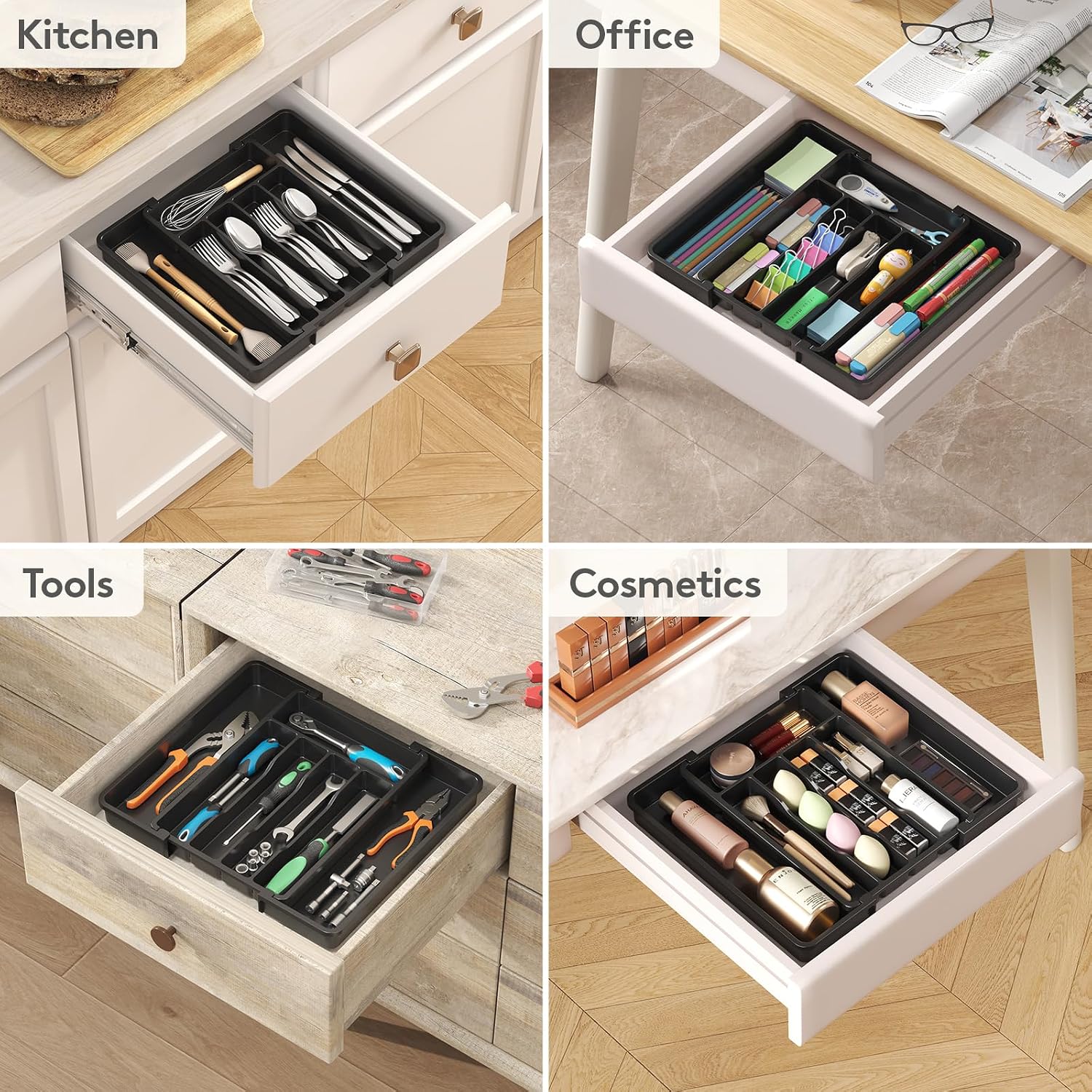 Review: Black Expandable Utensil Drawer Organizer - Image 6
