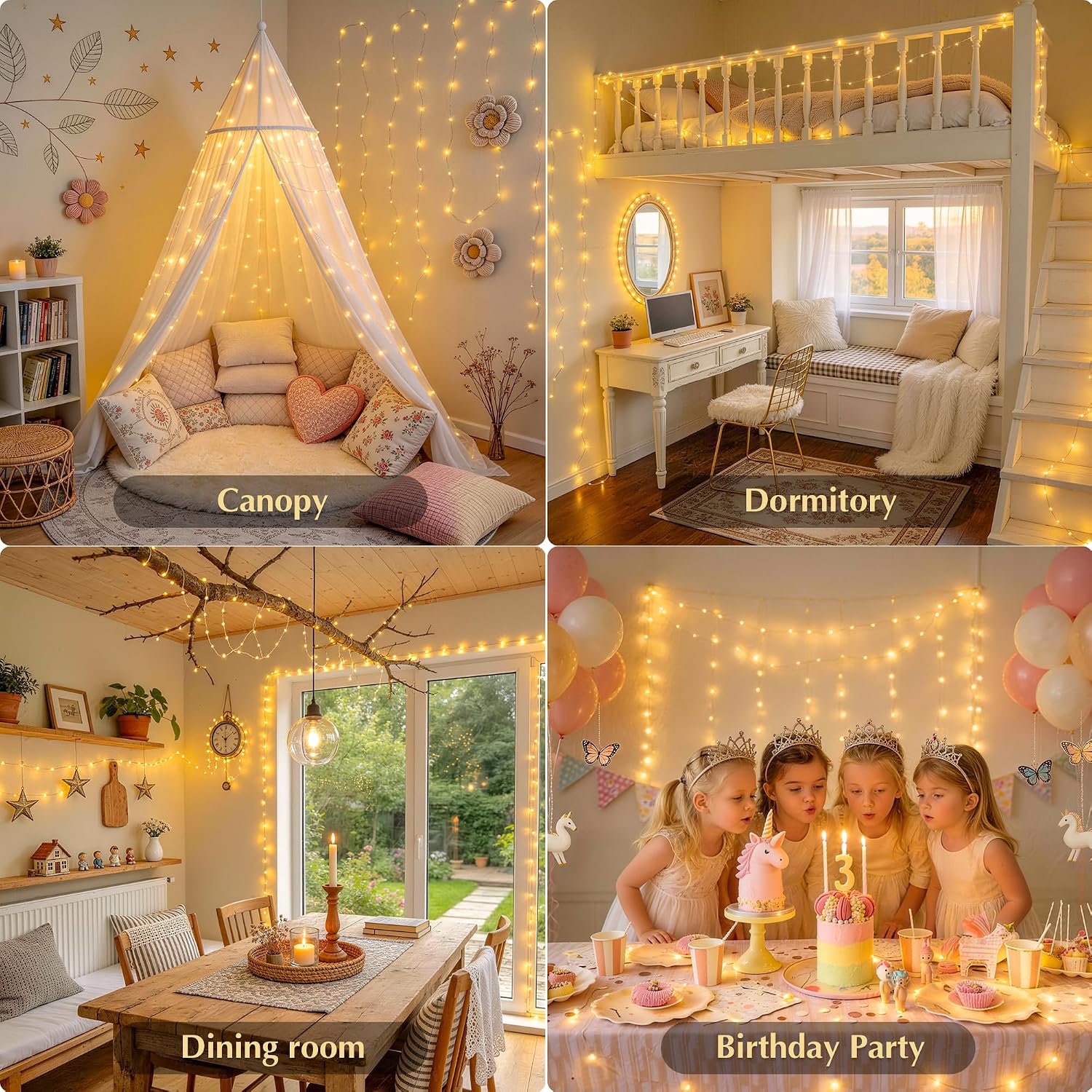 USB Fairy Lights Review: Warm White Twinkle, Remote, Timer for Decor - Image 4