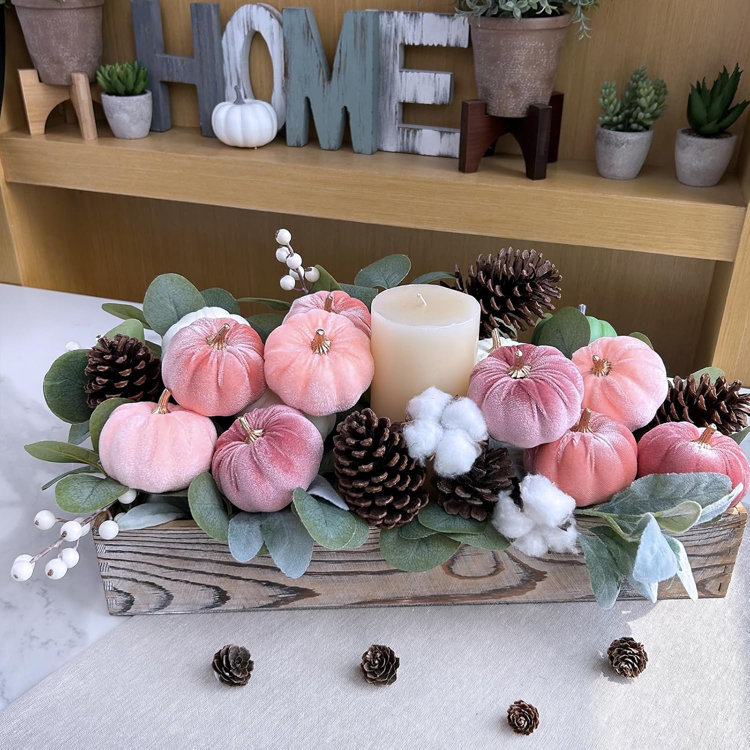 Winlyn Rustic Blush Velvet Pumpkins (3"): Fall Decor Review. - Image 4