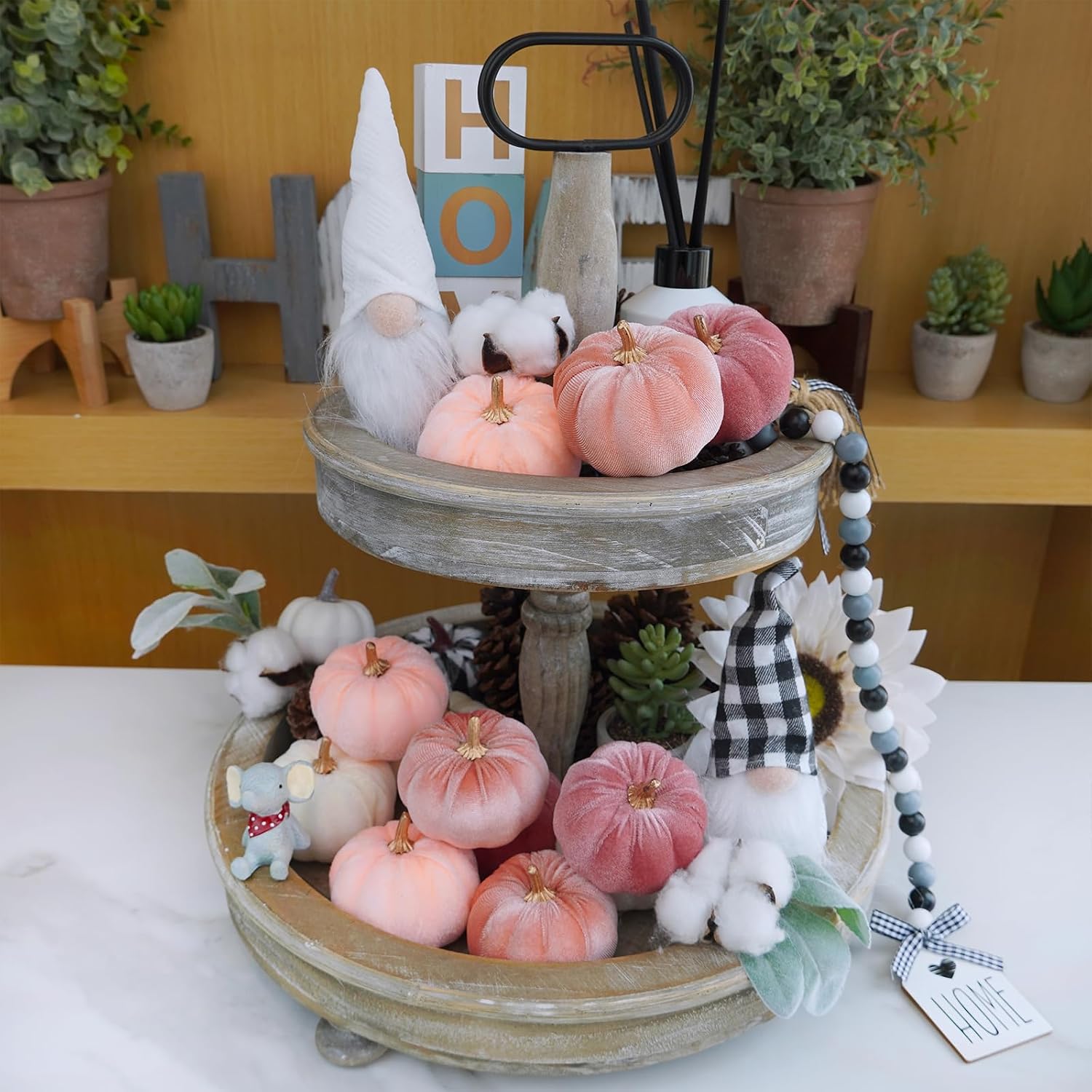 Winlyn Rustic Blush Velvet Pumpkins (3"): Fall Decor Review. - Image 5