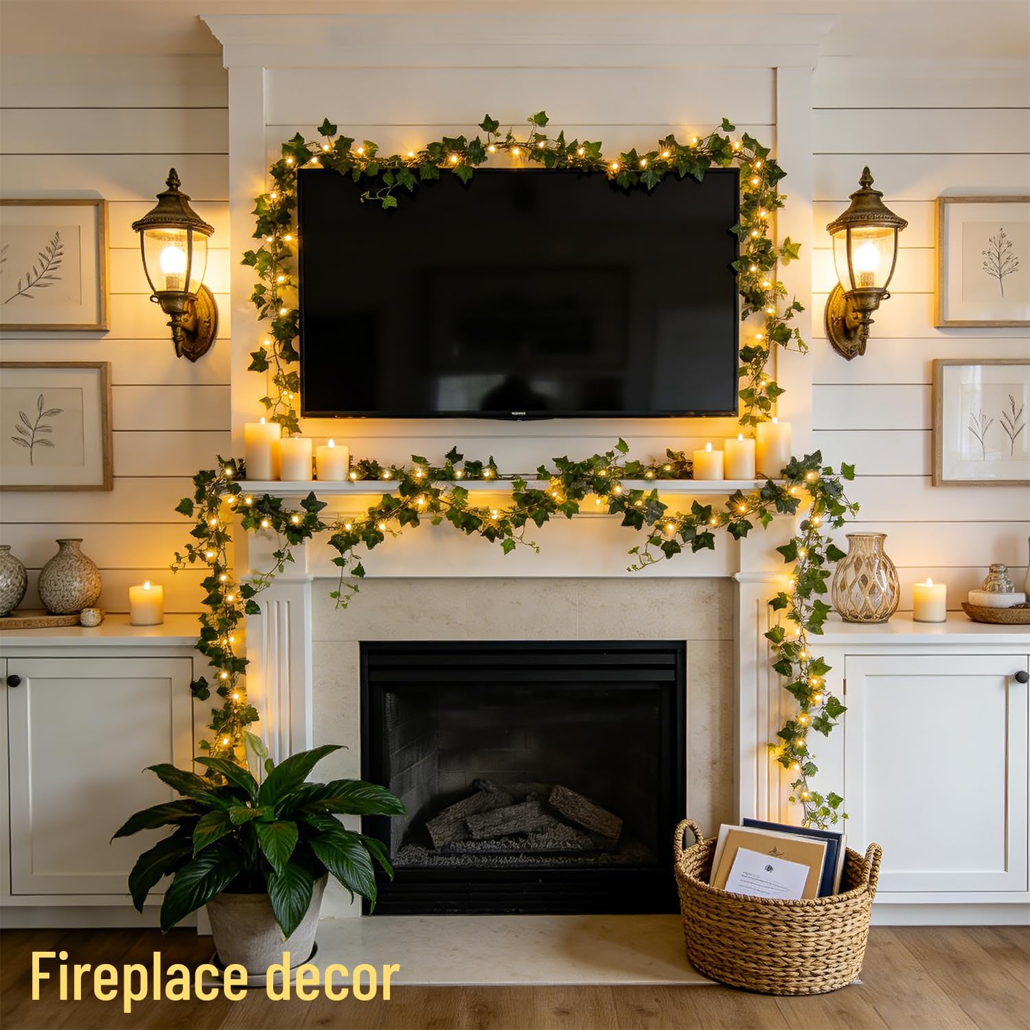 33Ft Warm White Ivy LED Vine Lights Review - Battery, Remote - Image 6