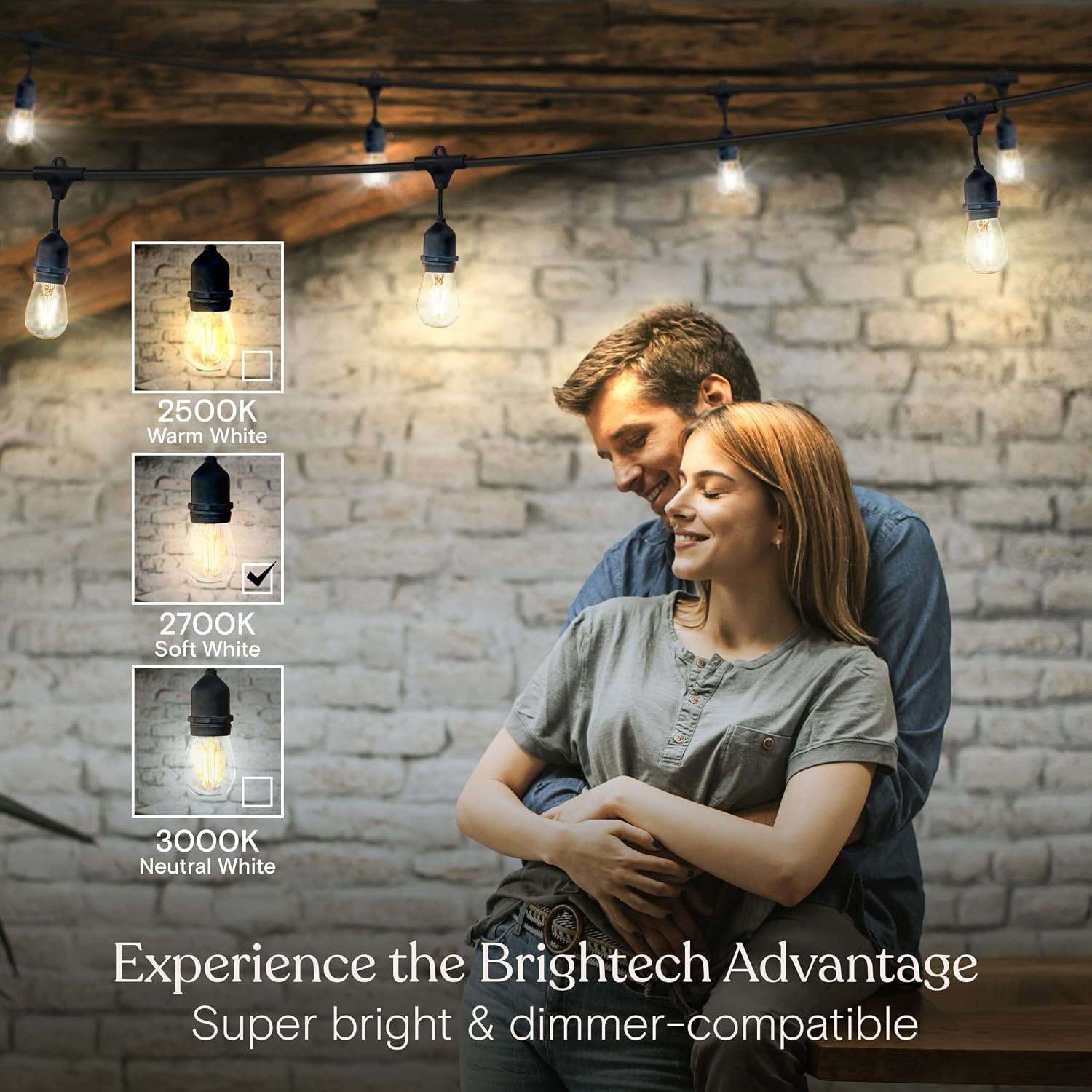Brightech Dimmable Edison LED Patio String Lights Review - Waterproof - Image 4