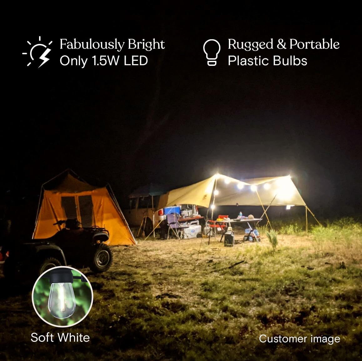Brightech Ambience Pro USB String Lights Review: Outdoor, Shatterproof, Waterproof. - Image 4