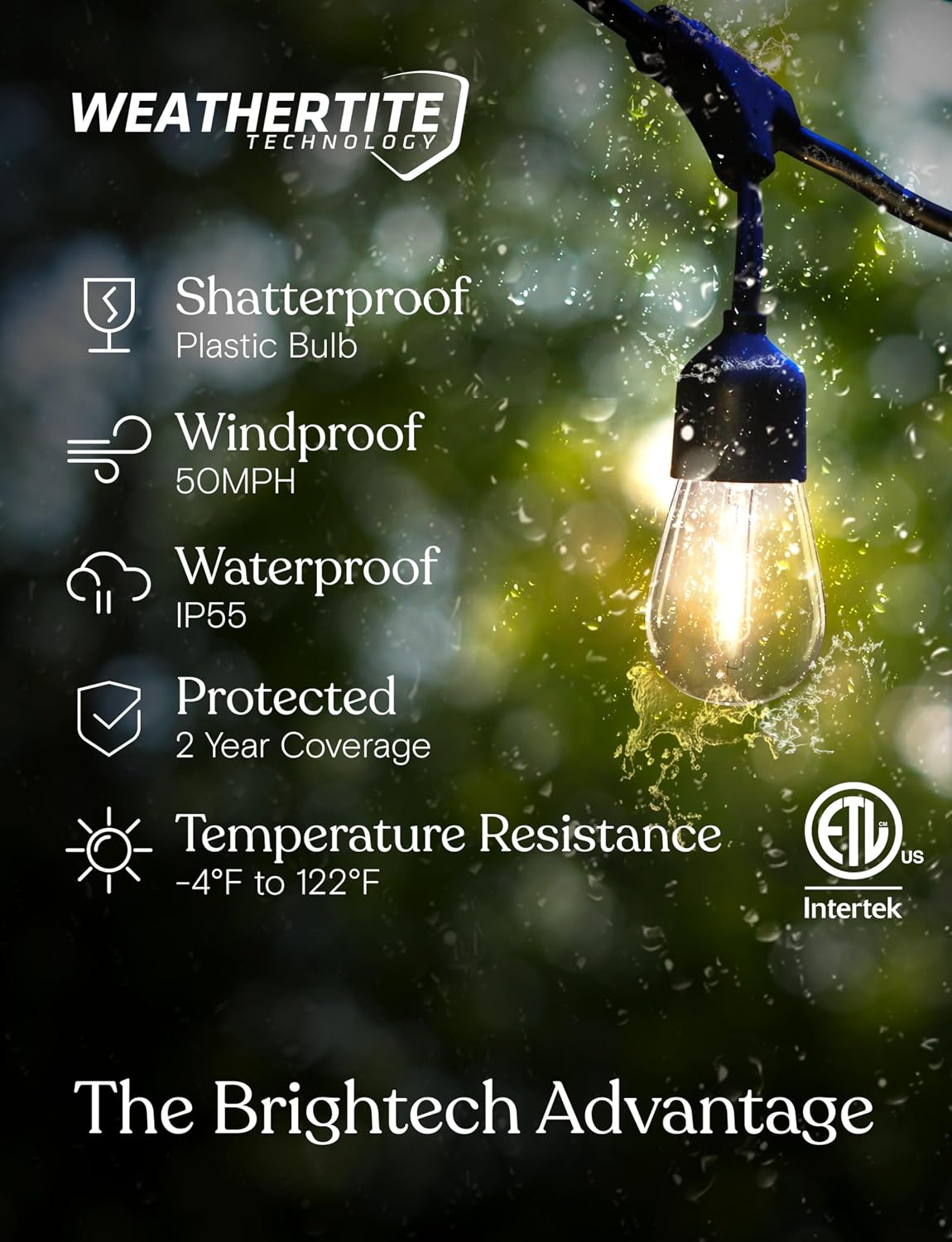 Brightech Solar Remote Control String Lights Review: Shatterproof Edison LED - Image 2