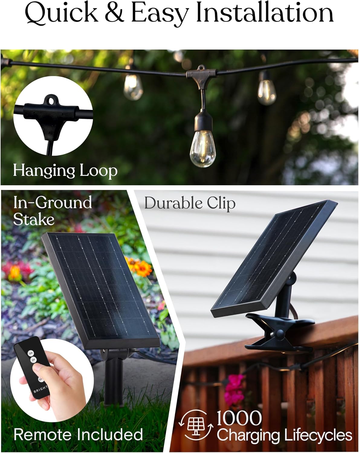 Brightech Solar Remote Control String Lights Review: Shatterproof Edison LED - Image 4