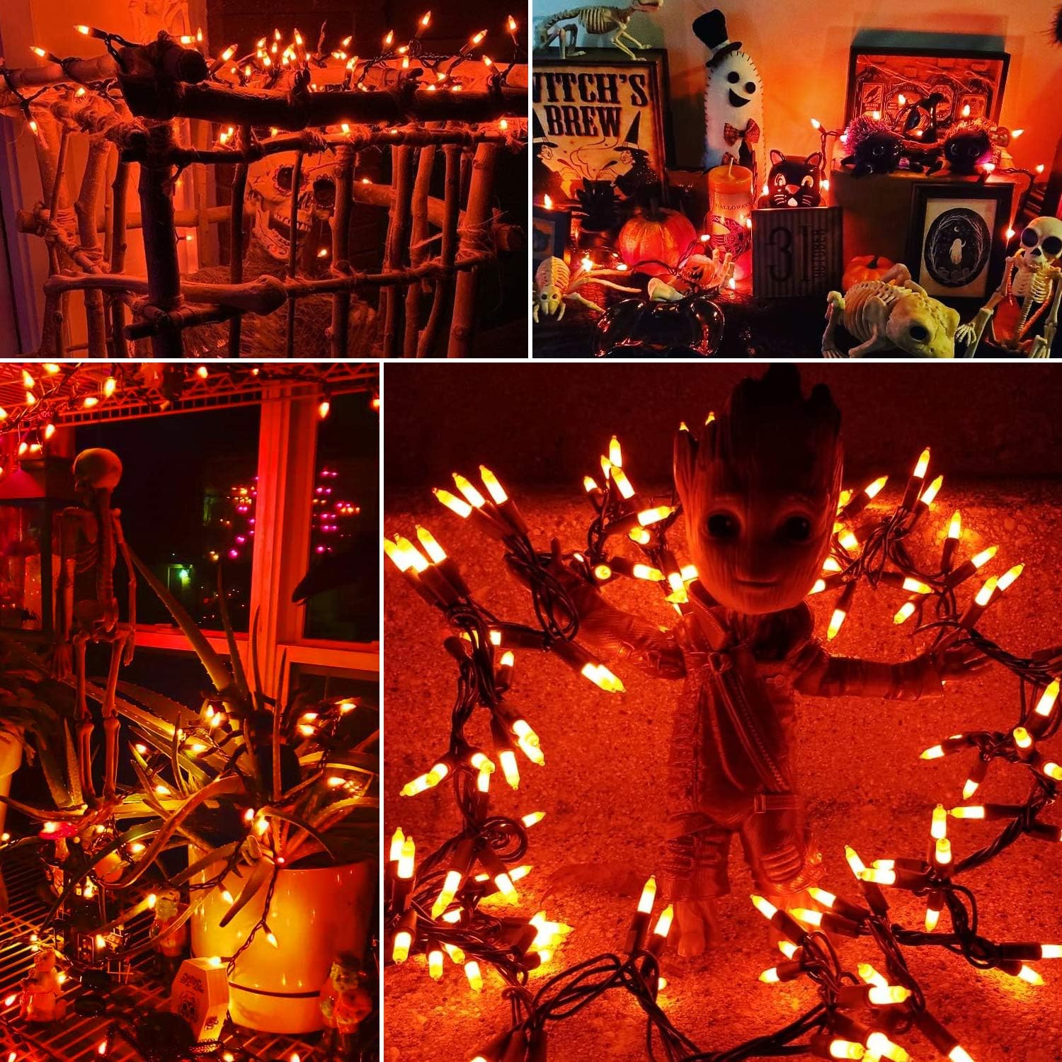 Brizled 100-ct Orange Incandescent Halloween/Fall Lights Review - Image 6