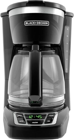 BLACK+DECKER 12-Cup Drip Coffee Maker with Vortex Brewing