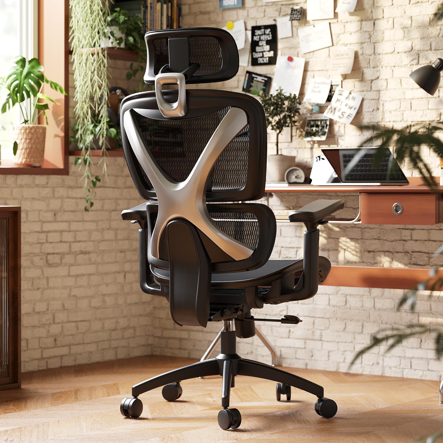Big & Tall 350LBS Ergonomic Mesh Office Chair: Lumbar, 3D Arms, Headrest. Review. - Image 2