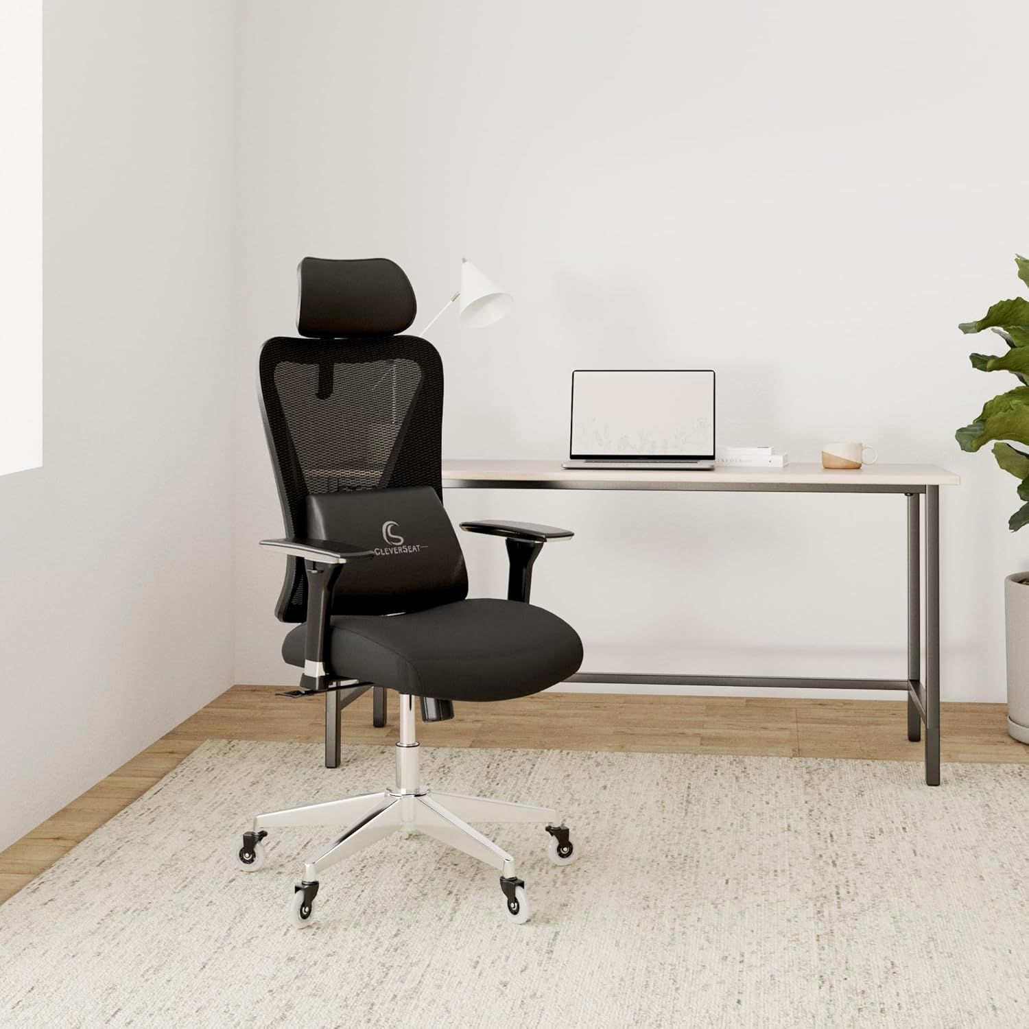 CleverSeat Ergonomic Office Chair: #1 Rated, Comfy Breathable Mesh, 330lbs Support. - Image 2
