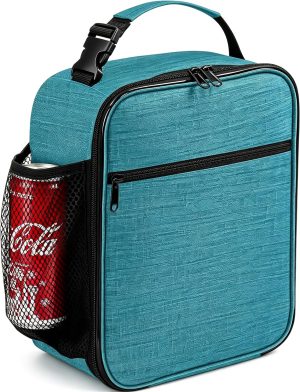 Home ZM-YOUTOO Lunch Box for Men - Reusable Lunch Bag Men Adult Women- Insulated Small LunchBox (Azure)