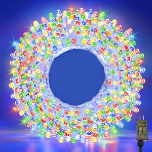 100FT Four Color Fairy Lights, Connectable Christmas String Lights | Waterproof 8 Lighting Modes Light with Timer for Tree, Bedroom, Patio, Wedding, Party, Indoor Outdoor Decor