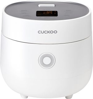 CUCKOO Micom Fuzzy Logic Rice Cooker, 6-Cup Cooked, White, CR-0375FW | Small 3-Cup Uncooked Capacity, Nonstick Inner Pot, 9 Cooking Modes, Quick White Rice in 26-28 Minutes, Auto Clean