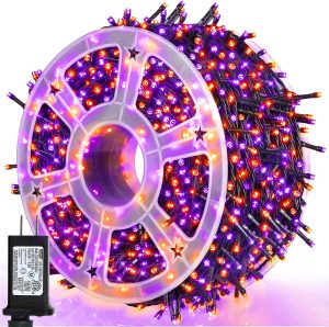 weillsnow 500 LED Halloween Lights Outdoor,164 FT Twinkle Lights Waterproof
