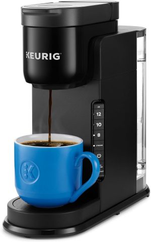 Keurig K-Express Single Serve K-Cup Pod Coffee Maker, 3 Brew Sizes, Strong Button Feature, 42oz Removable Reservoir, Black | 3 Brew Sizes, Strong Button Feature, Removable Reservoir