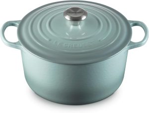 Shop Kitchen Tools & Home Decor Le Creuset Enameled Cast Iron Signature Deep Round Oven, 6.5 qt., Sea Salt