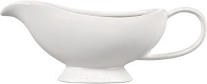 Le Creuset Heritage Stoneware Gravy Boat, White