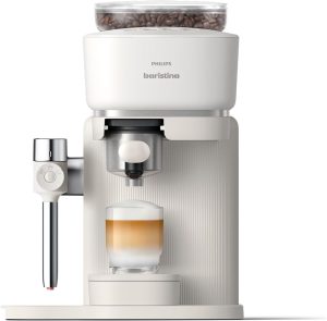 Philips Baristina Latte Espresso Machine, Automatic Grinding, Tamping & Brewing, 16 Bar, Integrated Milk System, Easy Cleaning, Espresso, Cappuccino, Latte Macchiato, with Grinder, BAR400/00